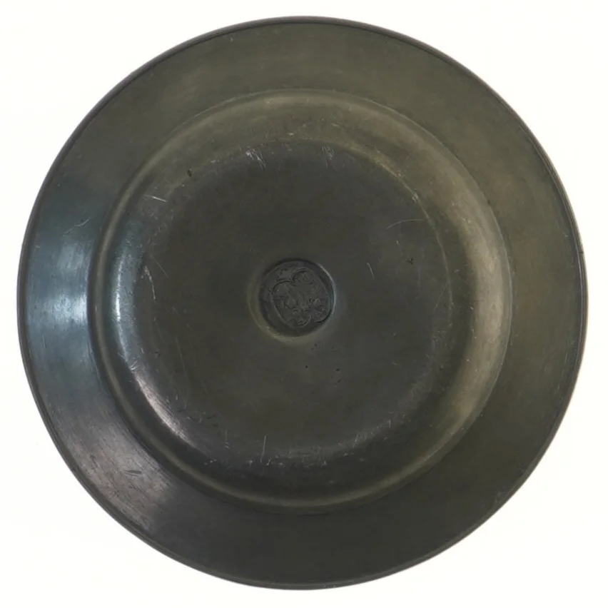 Rustik metal tallerken (str. Ø 17 cm)