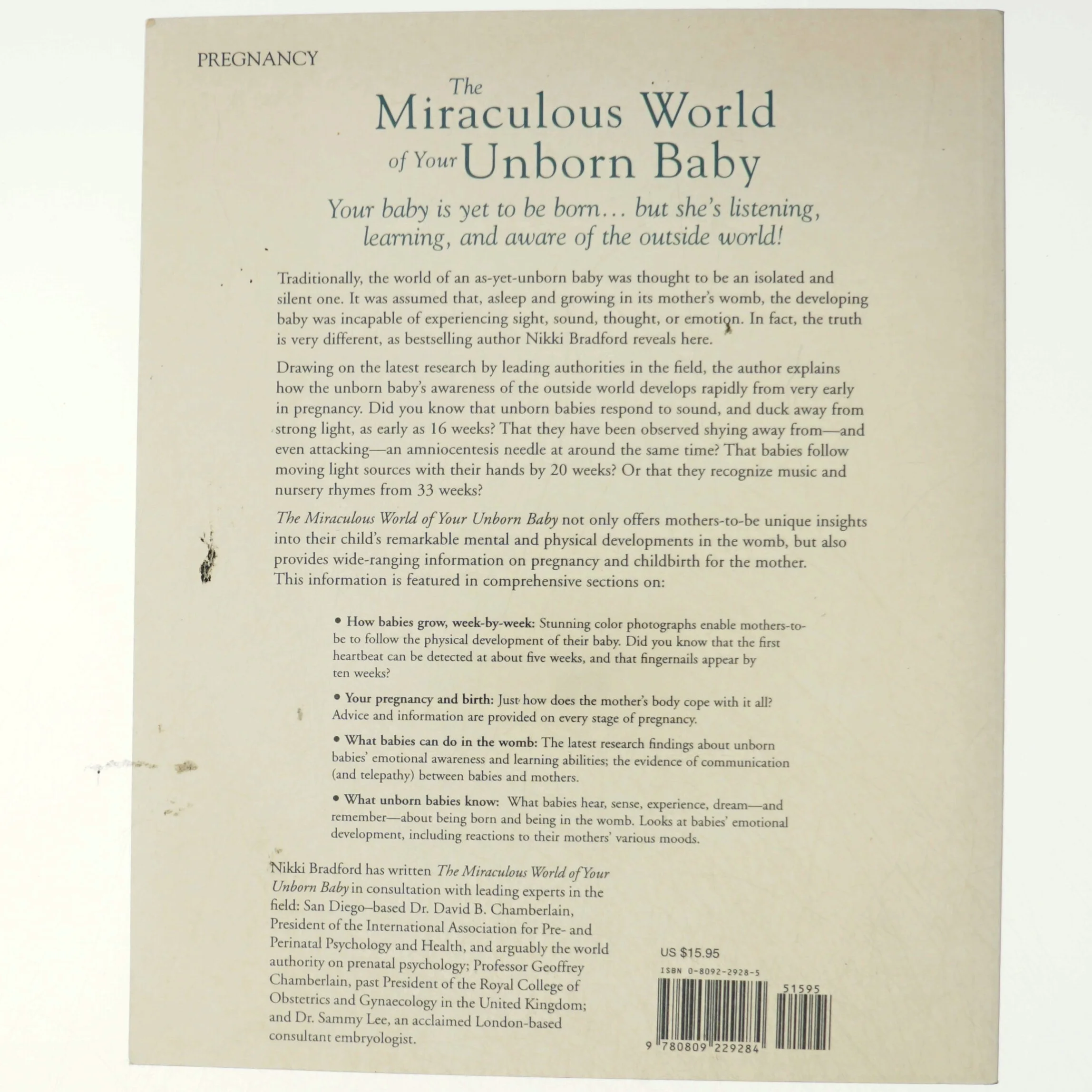 The Miraculous World of Your Unborn Baby af Nikki Bradford (Bog)