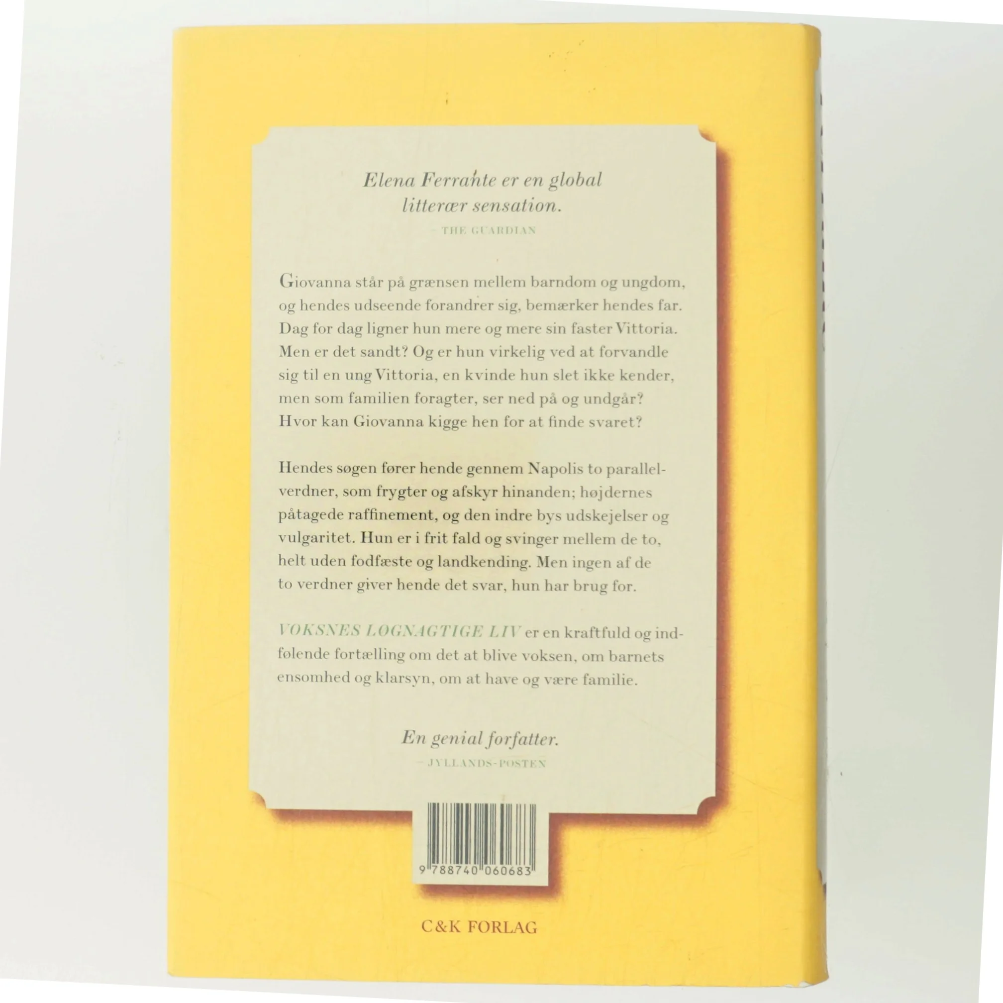 Voksnes løgnagtige liv af Elena Ferrante (Bog)