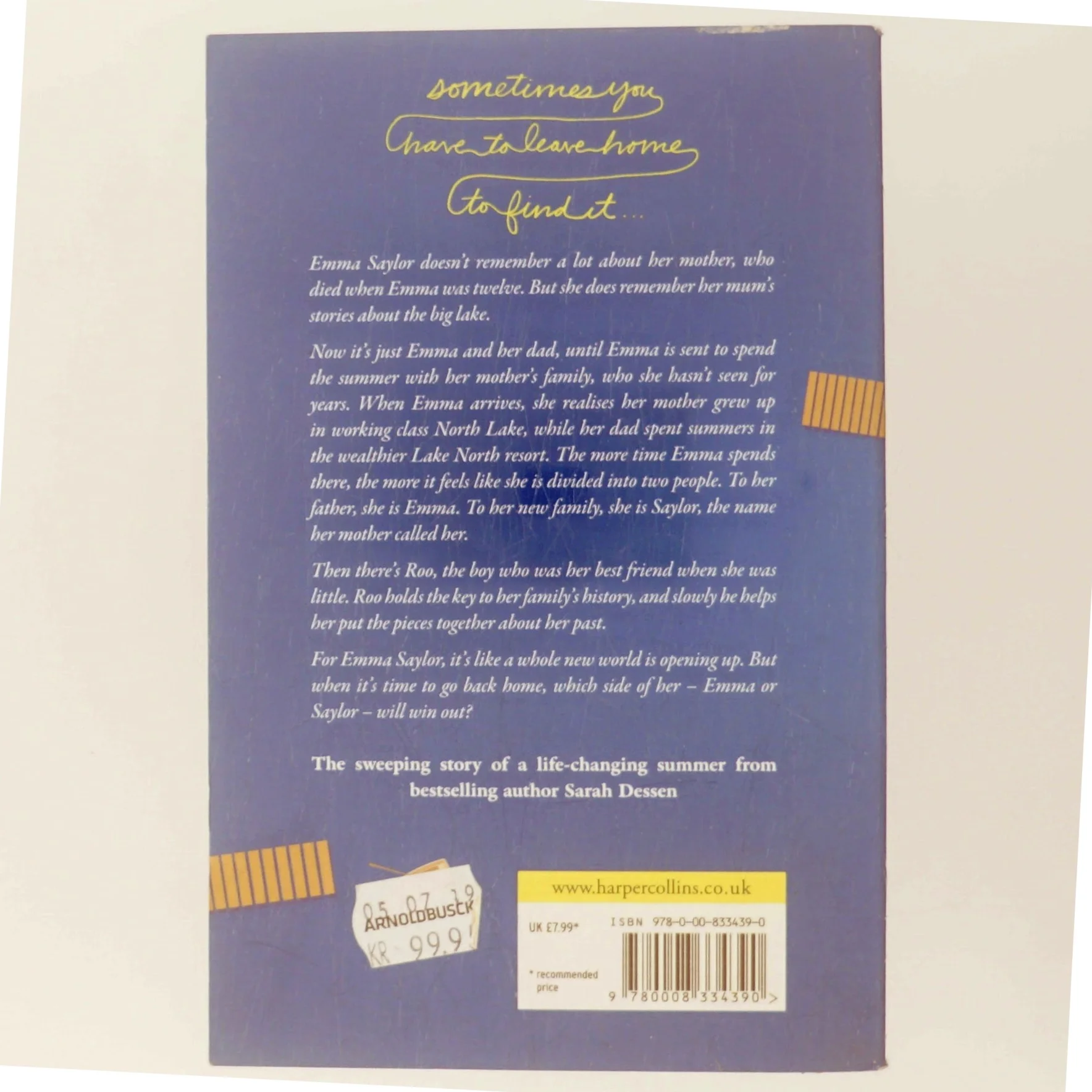 The rest of the story af Sarah Dessen (Bog)