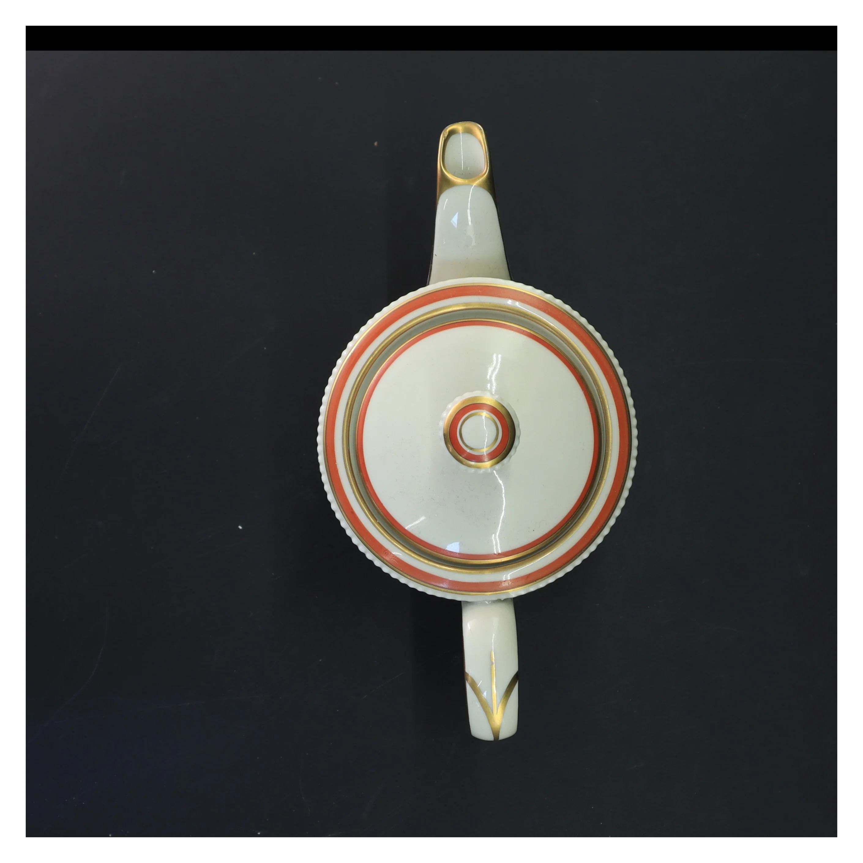 Porcelæns tekande med låg fra Rosenthal (str. 17 cm)