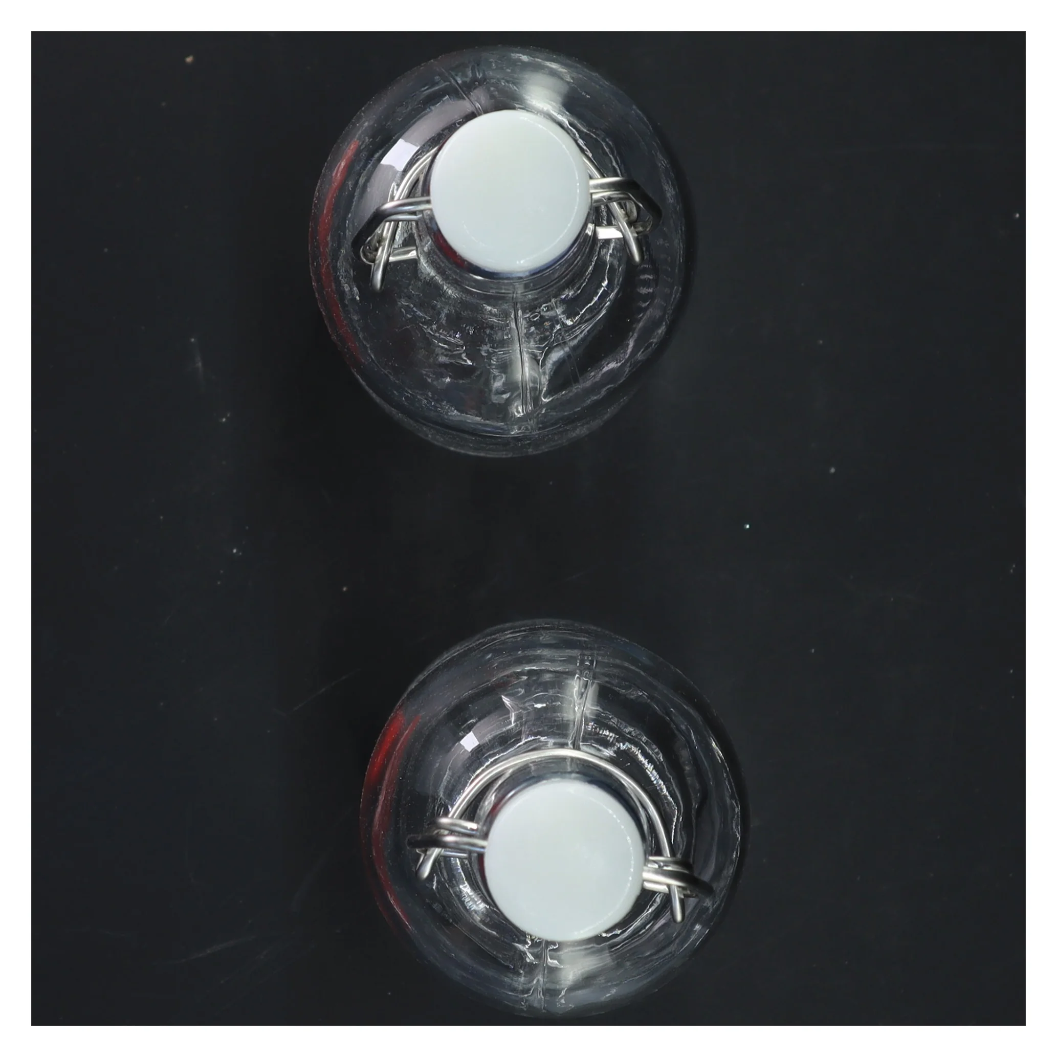 Glasflasker med hjerte fra IKEA (str. 22 cm)