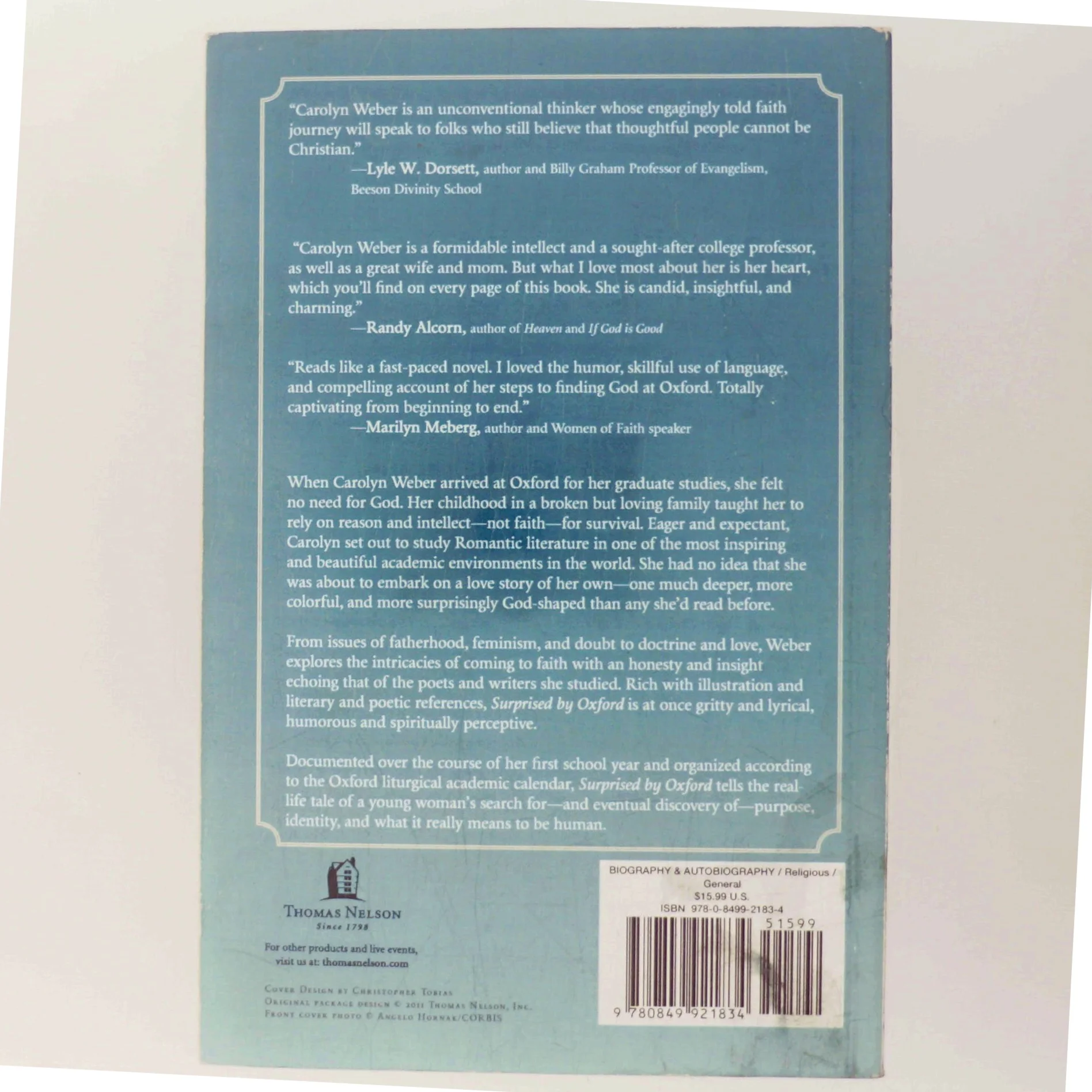 Surprised by Oxford af Carolyn Weber (Bog)