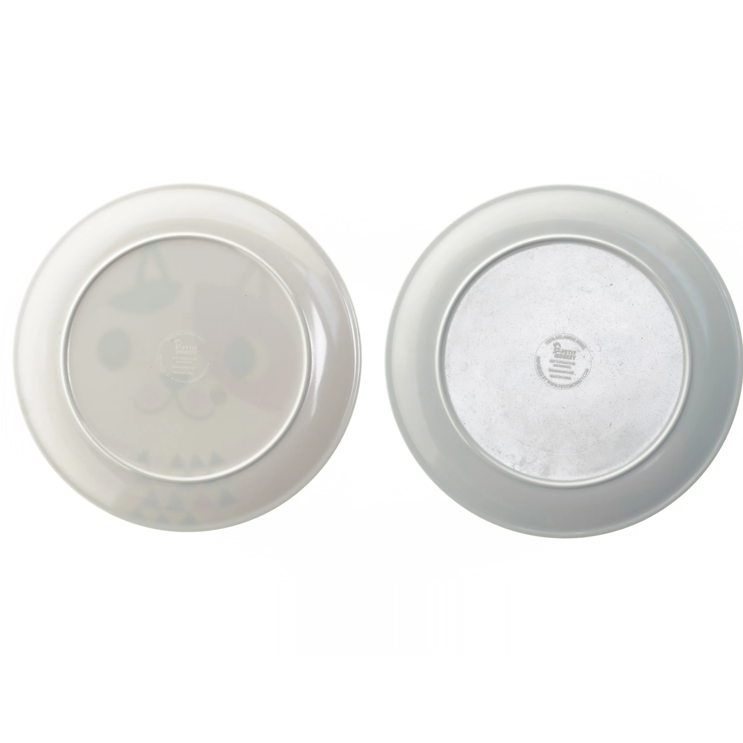 Børnetallerkener med dyremotiver fra Petit Monkey (str. 2 stk Ø 20 cm)