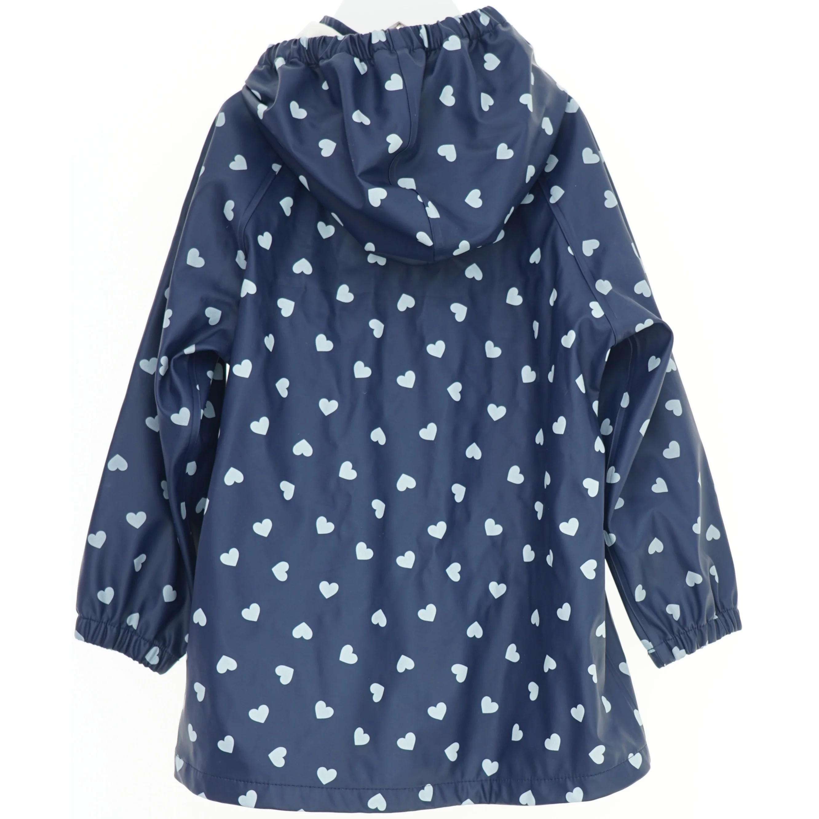 Regnjakke med hjerteprint fra H&M (str. 110)