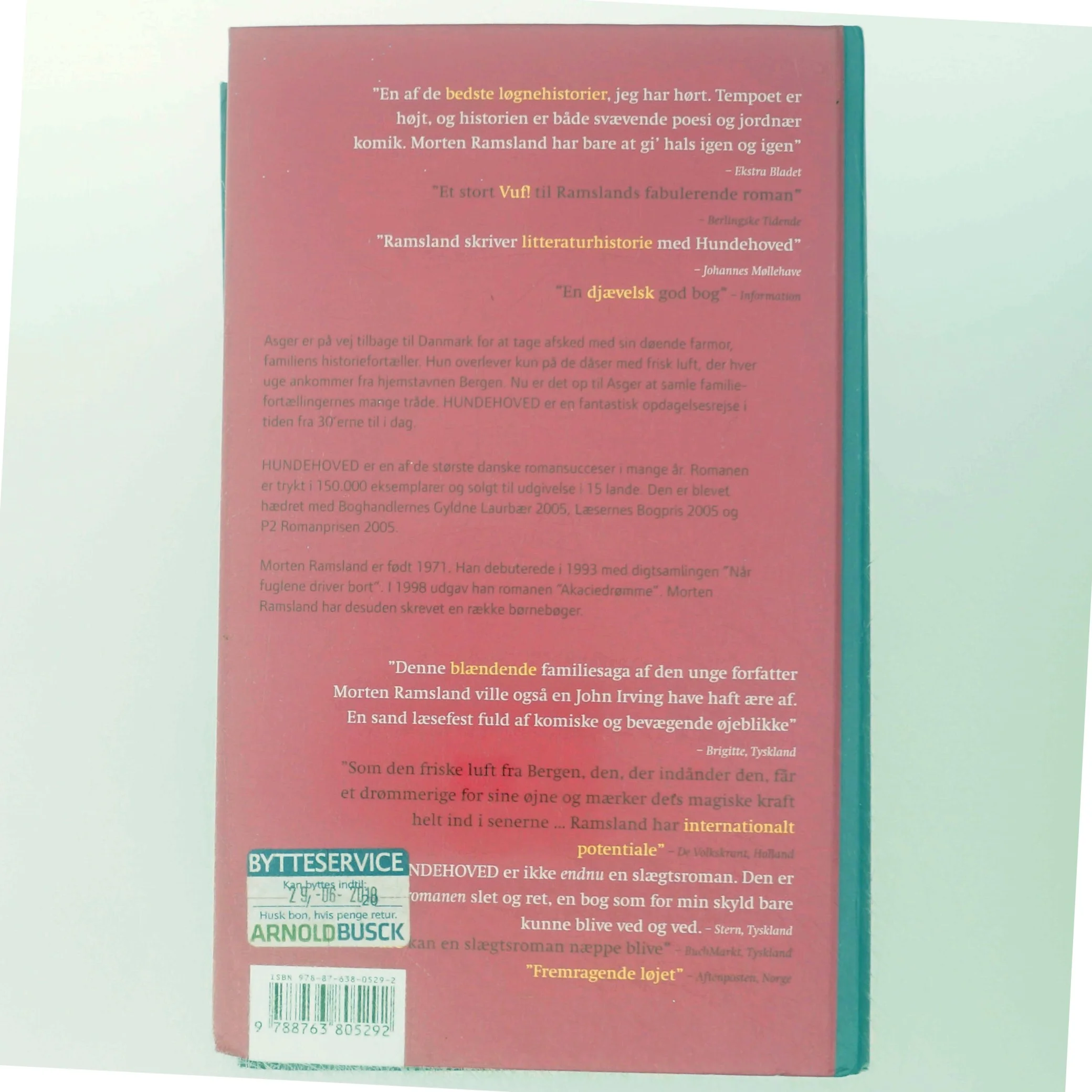 Hundehoved af Morten Ramsland fra Rosinante