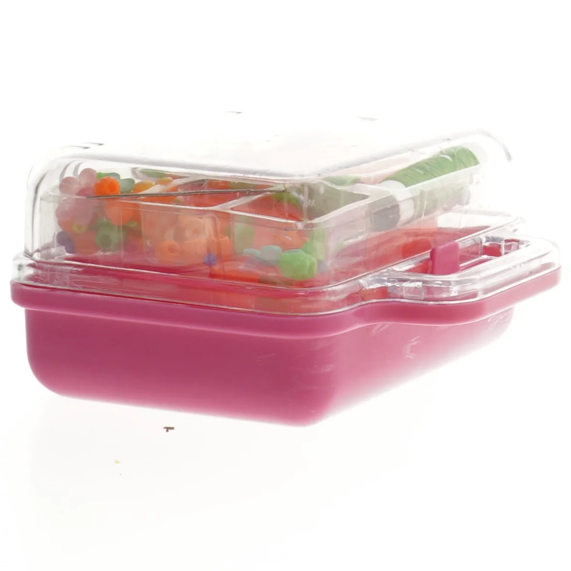 Perlesæt armbånd i Plastikæske (str. 12x9 cm)