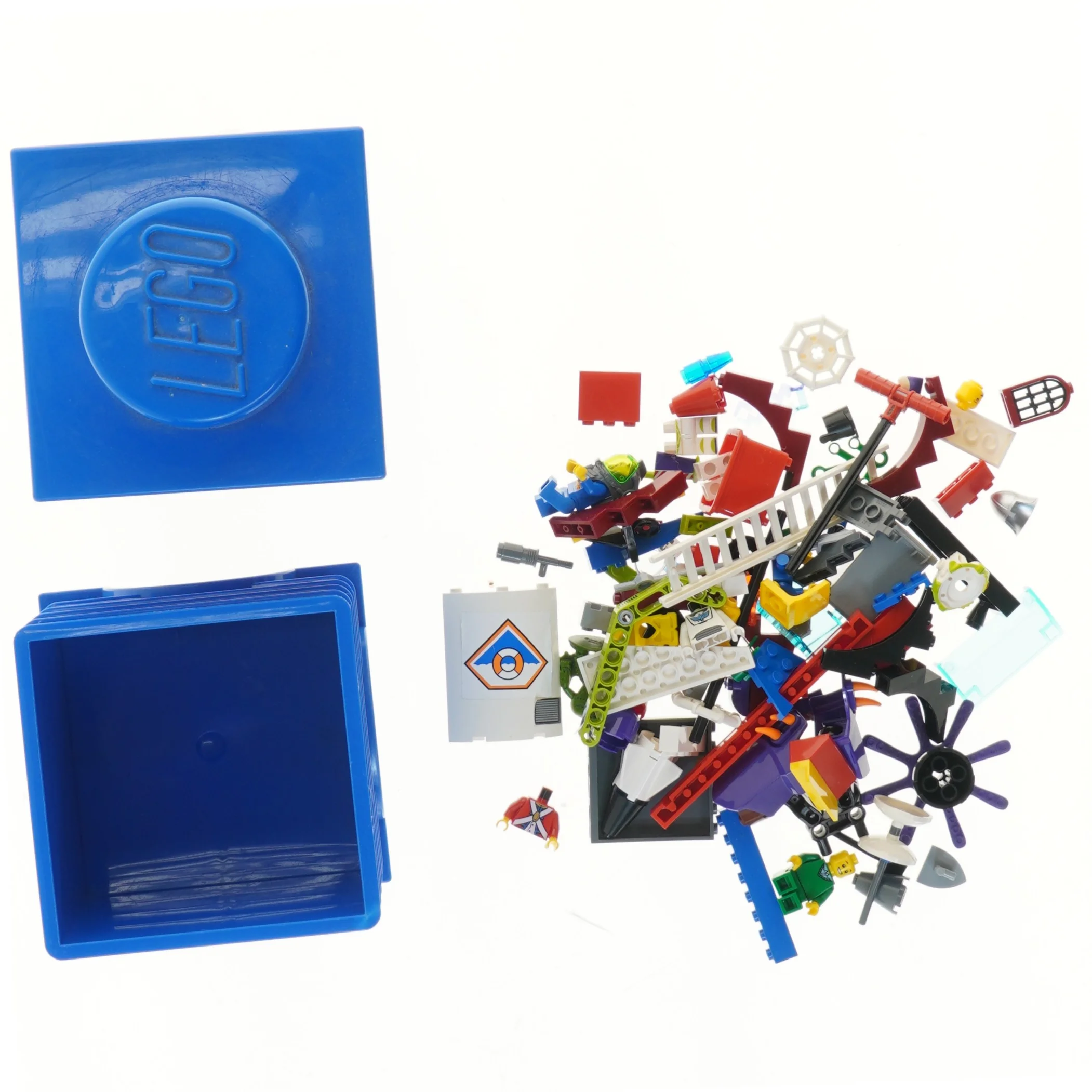 LEGO klodser med opbevaringsboks fra LEGO (str. 15x12,5 cm)