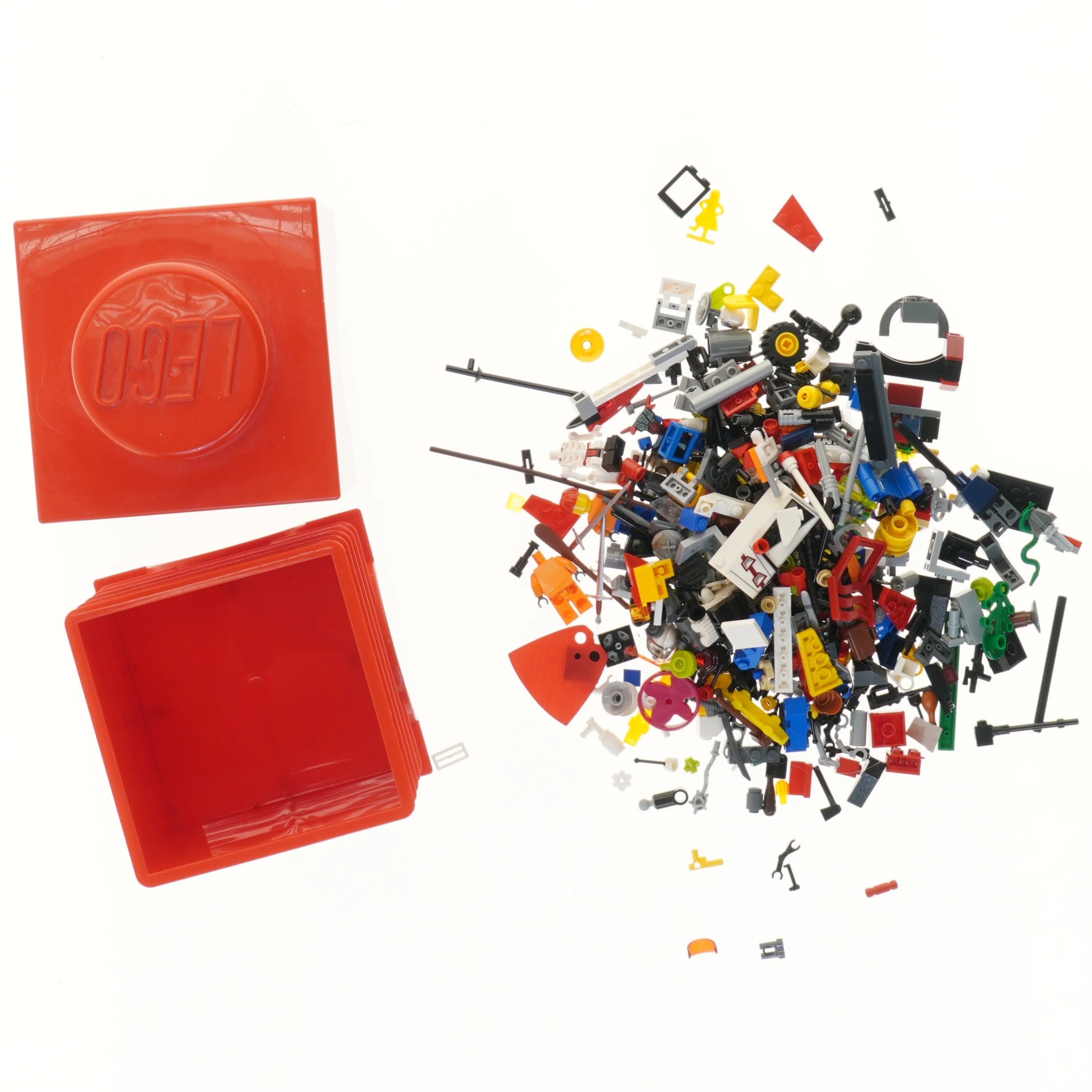 LEGO klods med byggeelementer fra Lego (str. 15x12,5 cm)