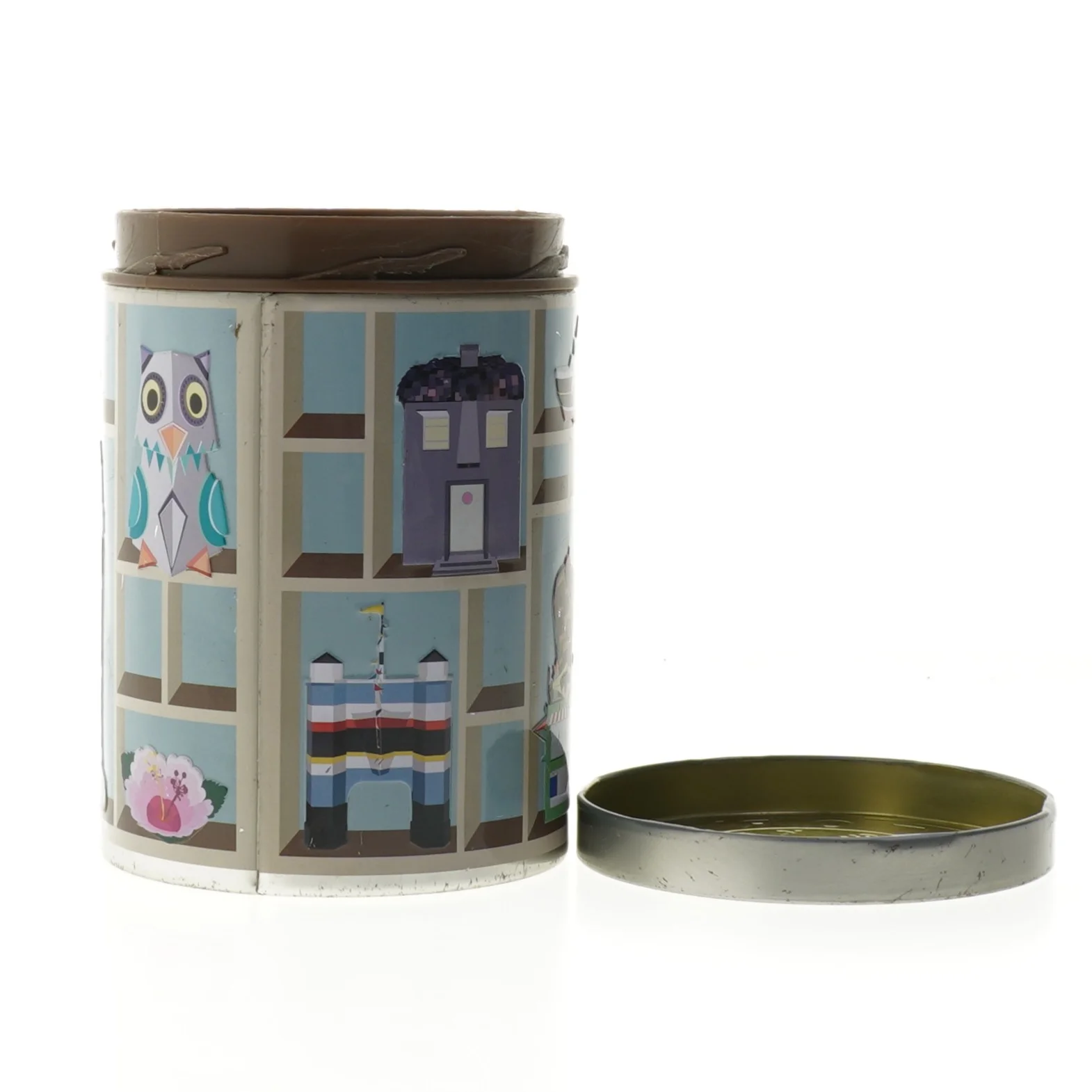 Samledåse (str. Ø. 11 cm. længde, 15 cm)