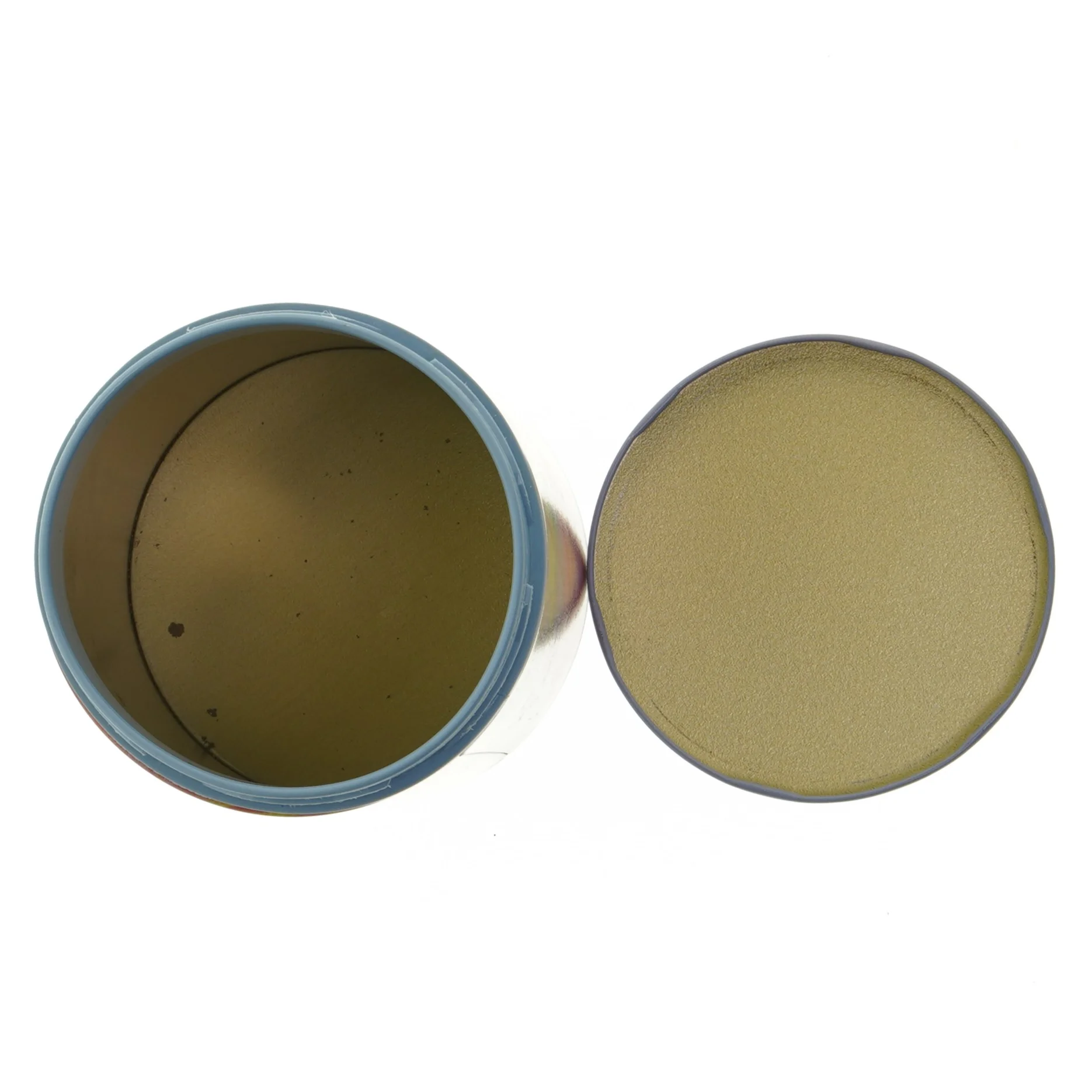 Dekorativ dåse med låg (str. Ø. 11 cm. længde, 15 cm)