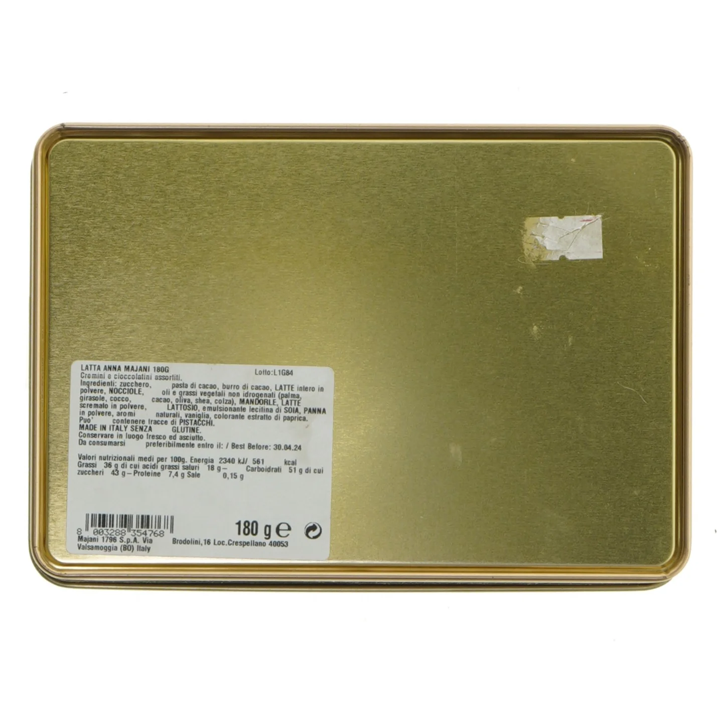 kagedåse fra Majani (str. 16x12,5 cm)