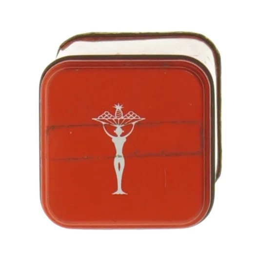 Vintage Hediard Te Dåse fra Hediard (str. 6,5x5 cm)