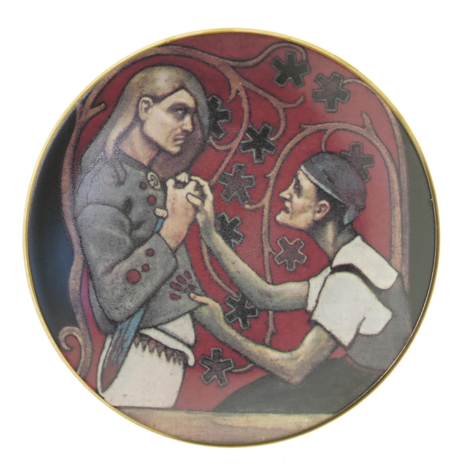 Arabia Kalevala platte fra Arabia Finland (str. Ø. 23 cm)