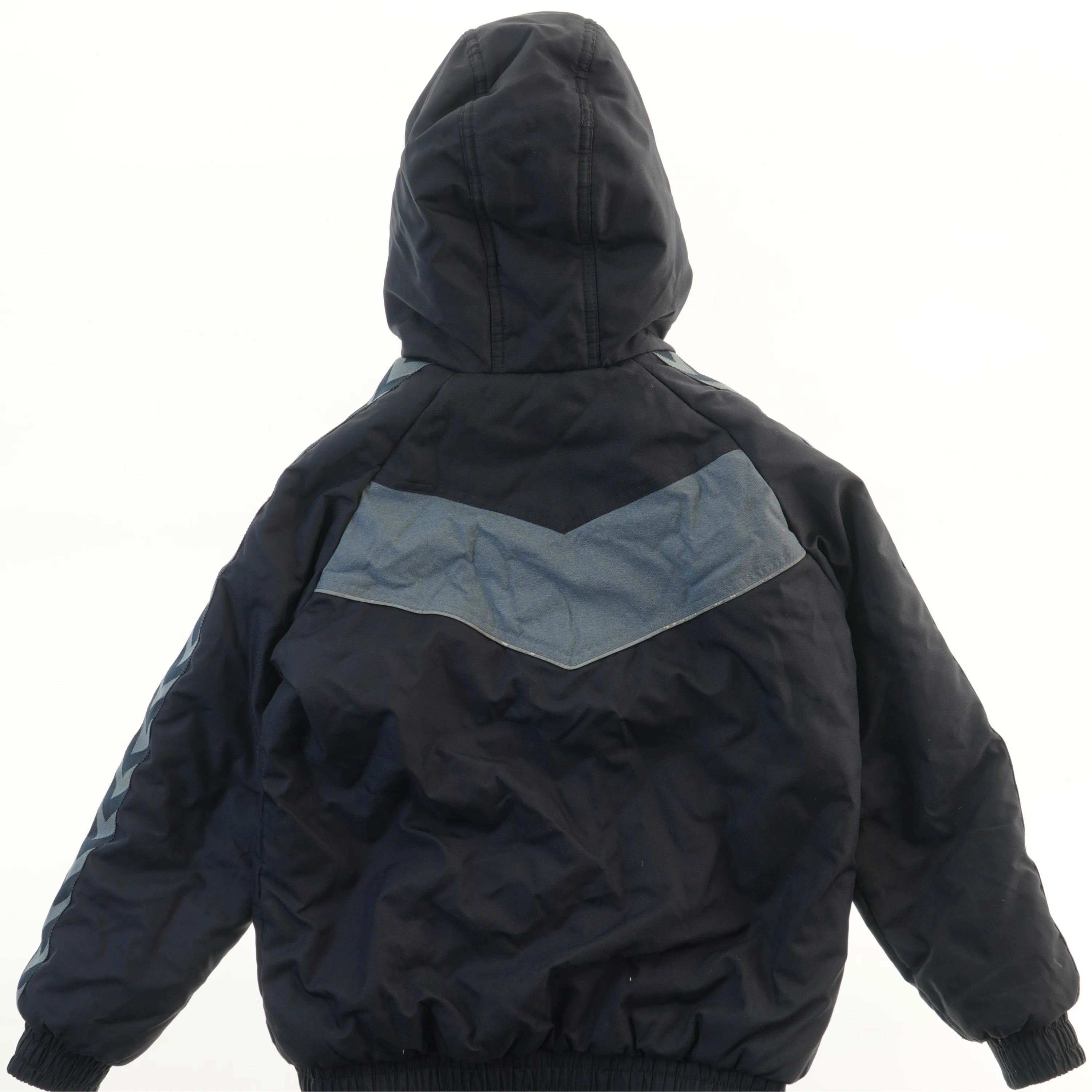 Mørk Jakke med Hætte fra Hummel (str. 152)