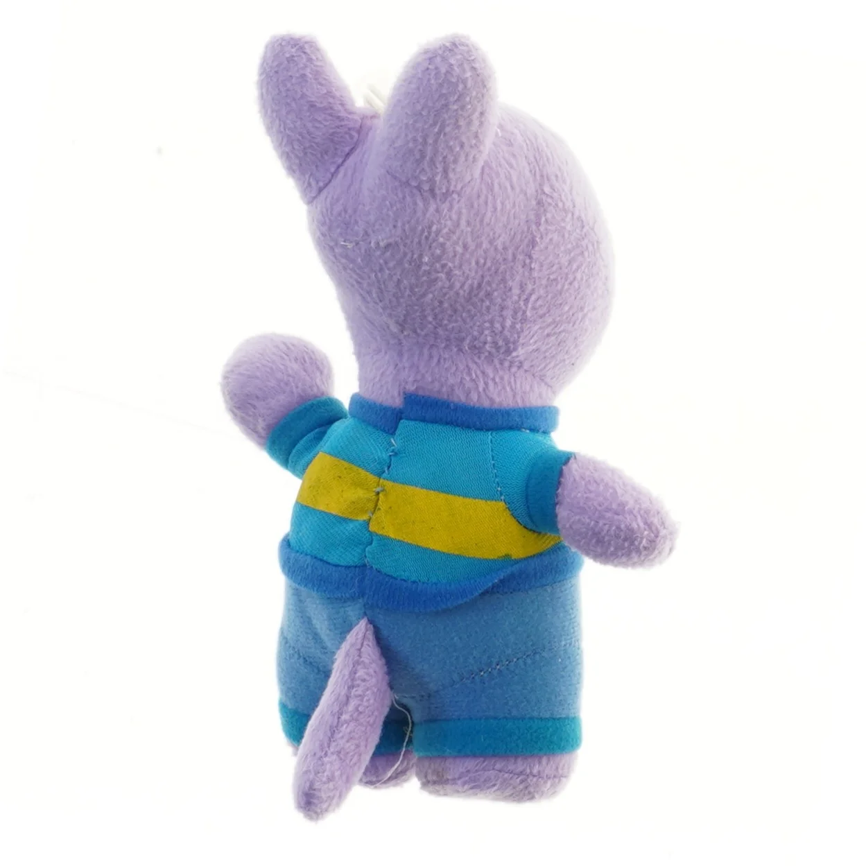 Tøjdyr i lilla dragt (str. 23 cm)