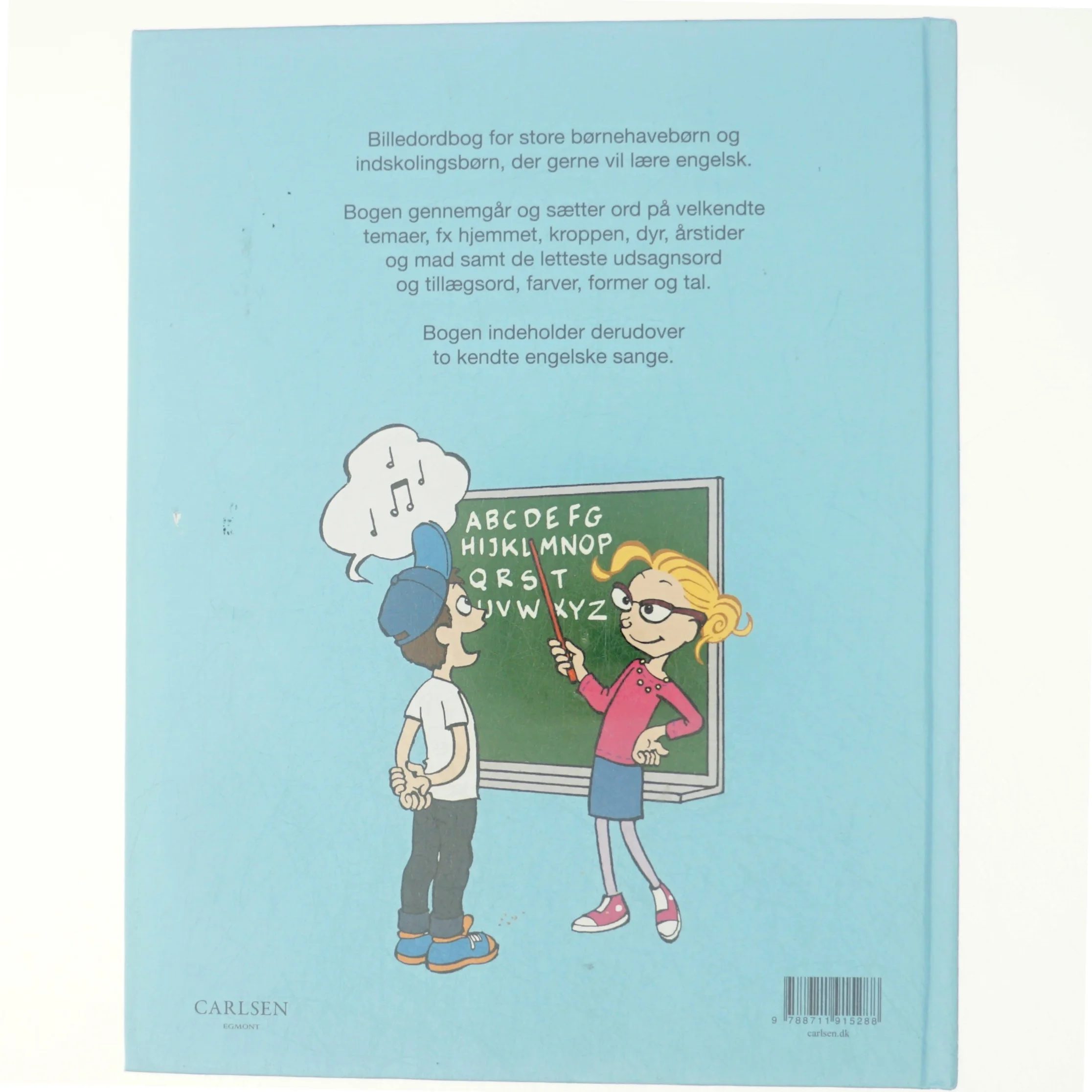 Lær ord på Engelsk - Billeder, Ord, Sange (bog)