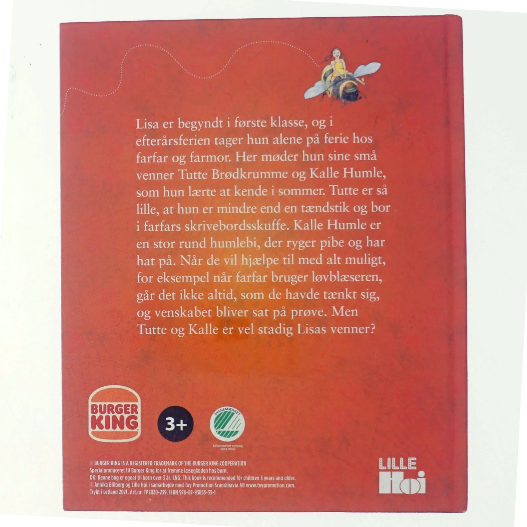 Tutte Brødkrumme & Kalle Humle - En tosset efterårsferie af Annika Billberg (bog)