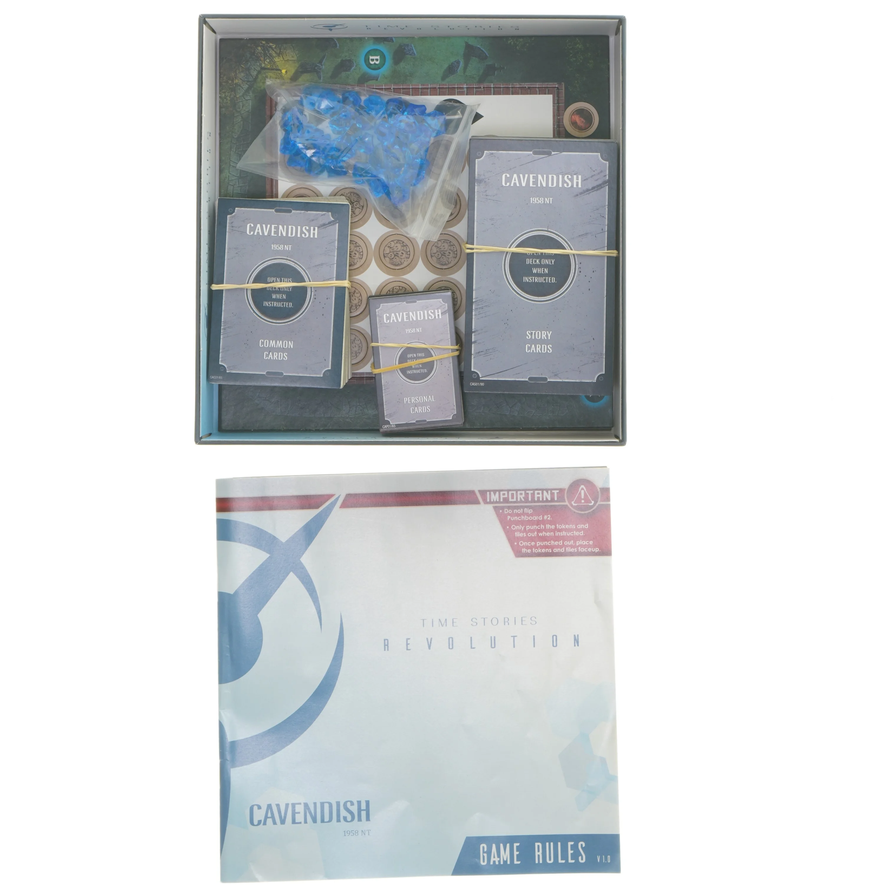 Time Stories Revolution: Cavendish brætspil (str. 20,5x20,5 cm)