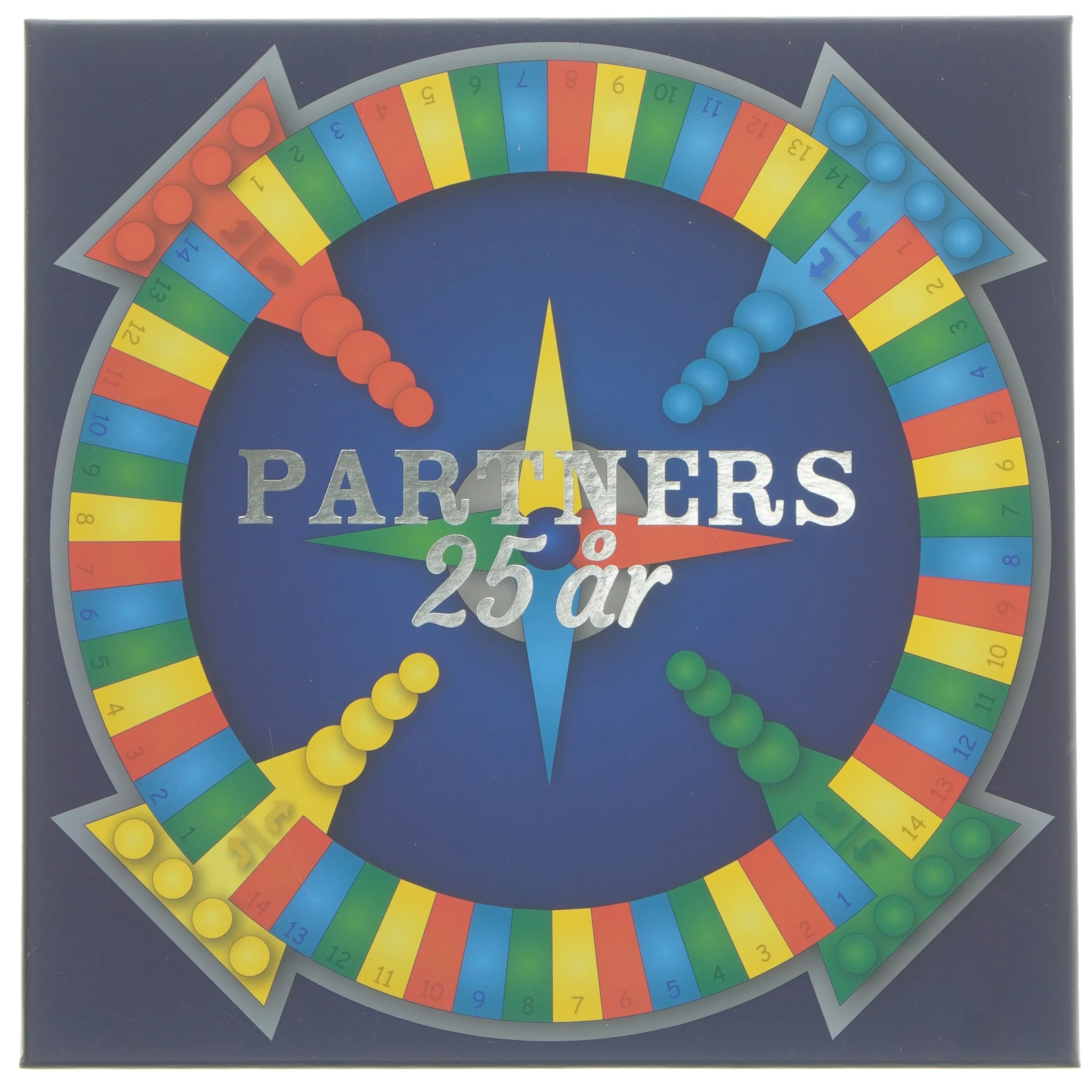 Partners 25 &aring;rs jubil&aelig;umsudgave br&aelig;tspil (str. 26,5x26,5 cm)