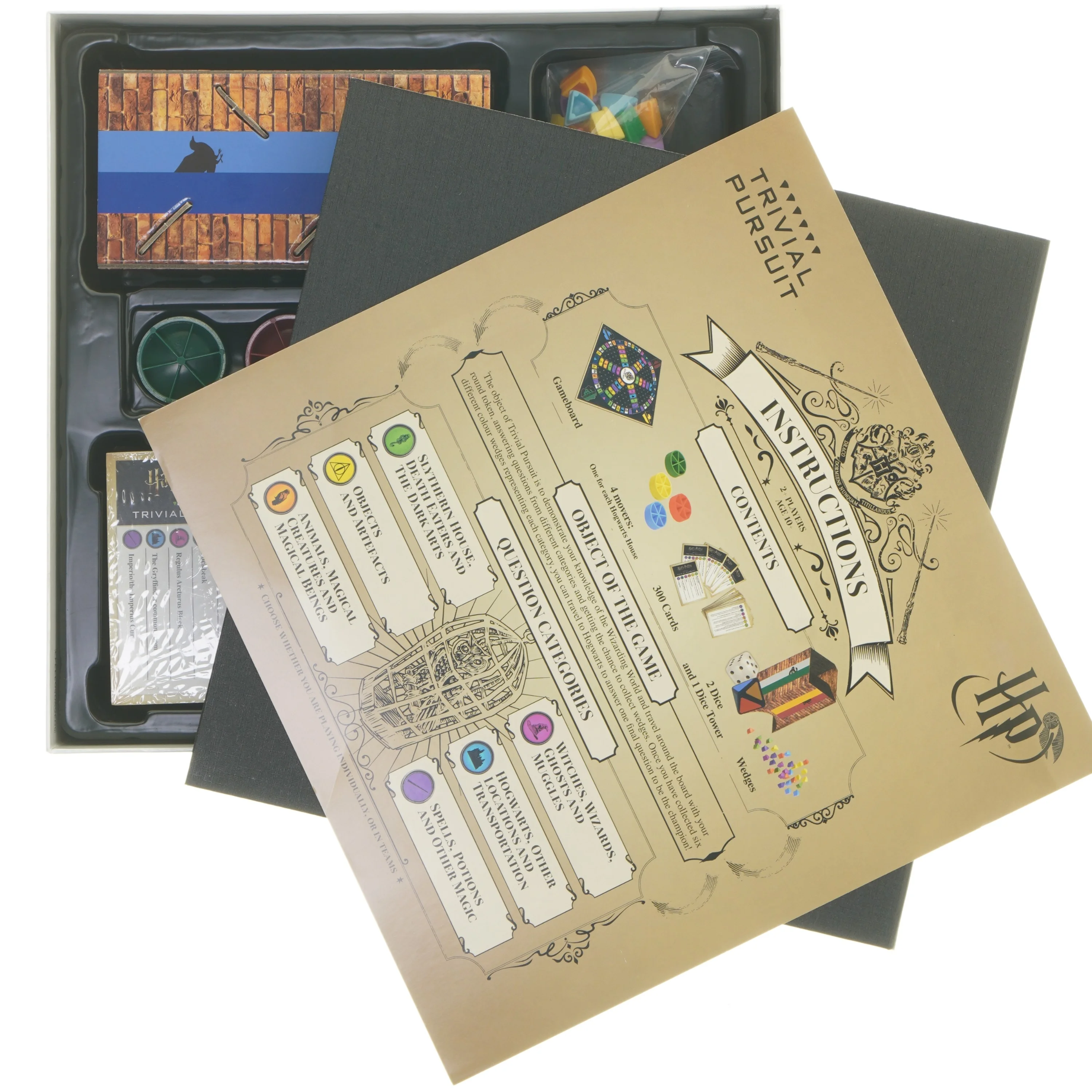 Harry Potter Trivial Pursuit brætspil fra Harry Potter (str. 27x27 cm)