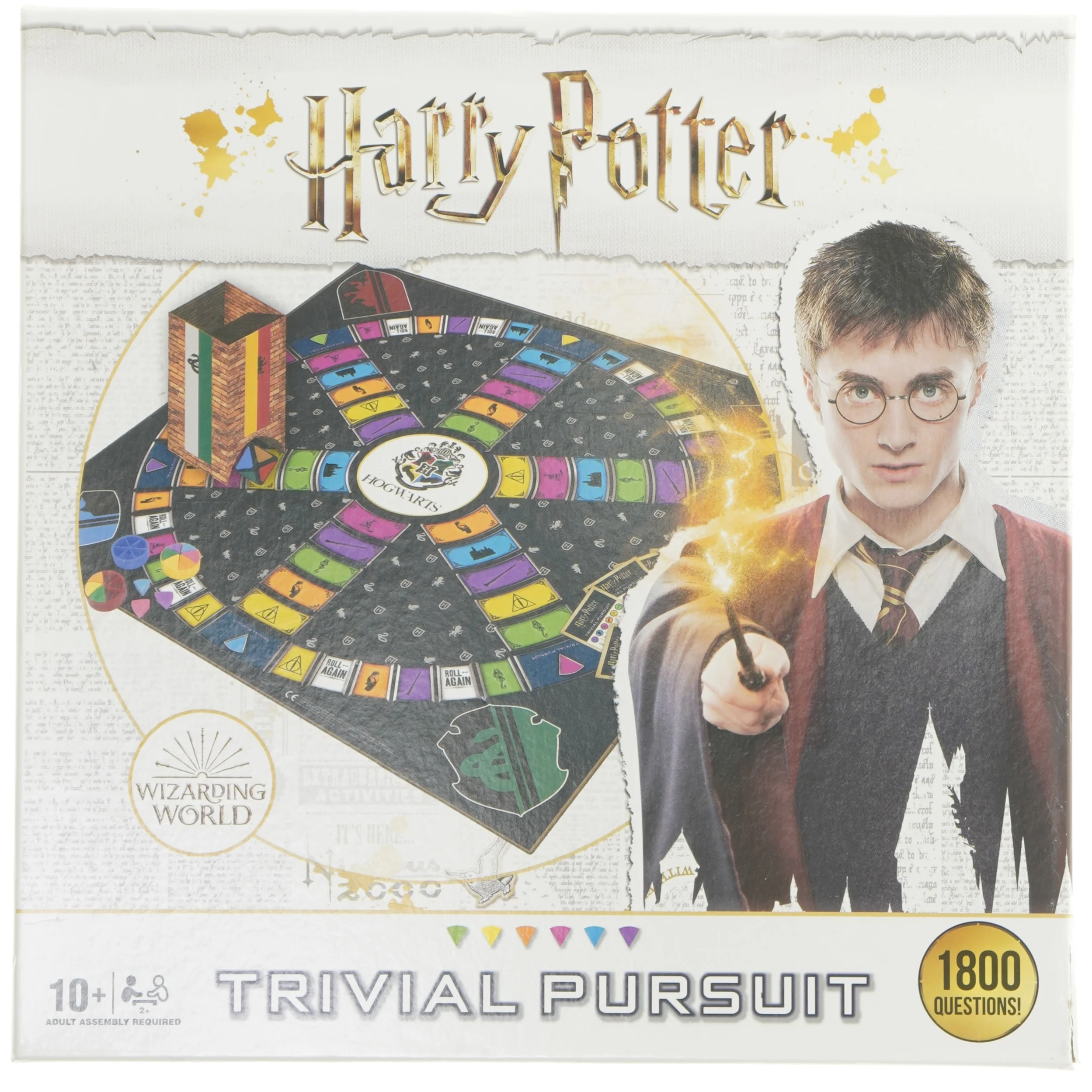 Harry Potter Trivial Pursuit brætspil fra Harry Potter (str. 27x27 cm)