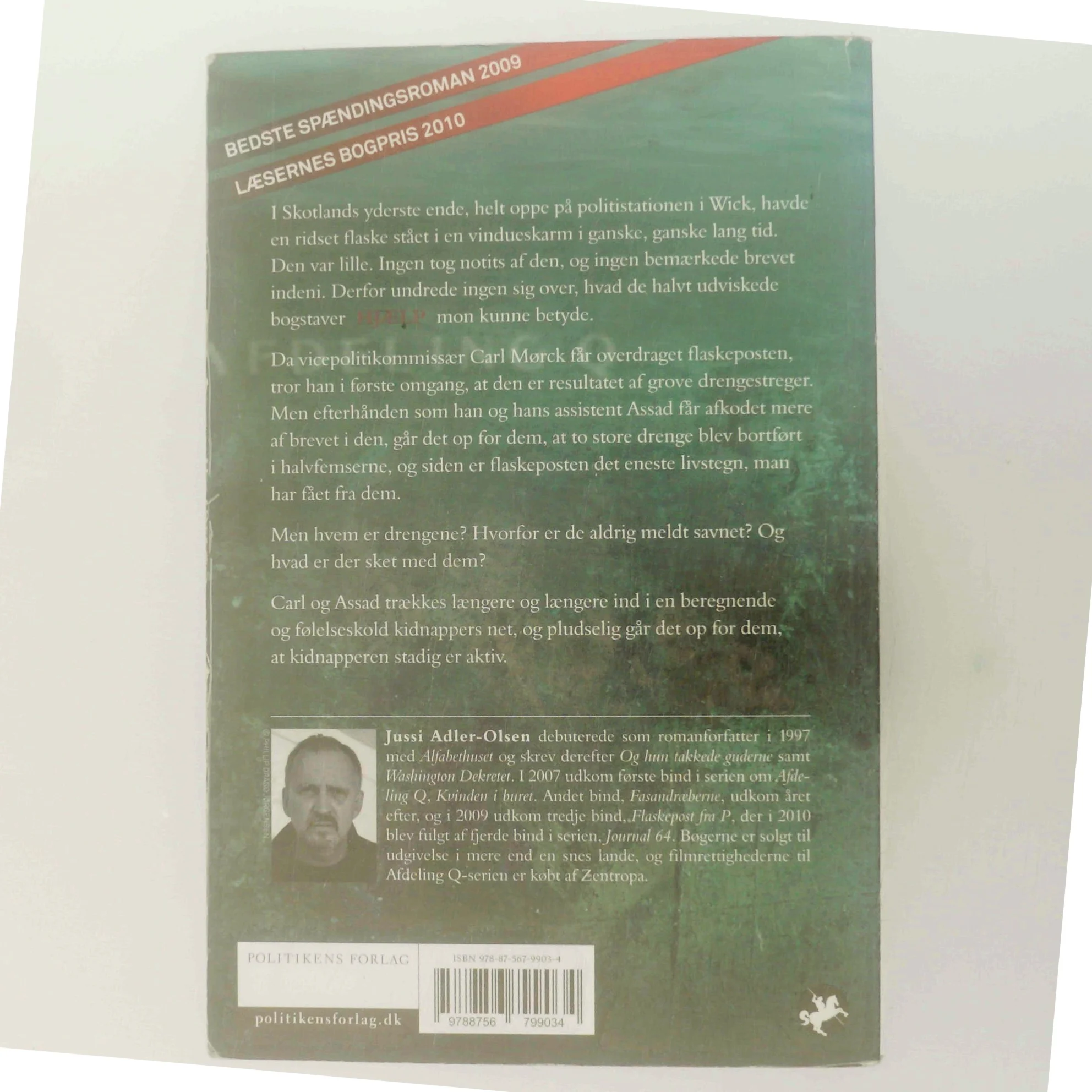 Flaskepost fra P af Jussi Adler-Olsen (Bog)