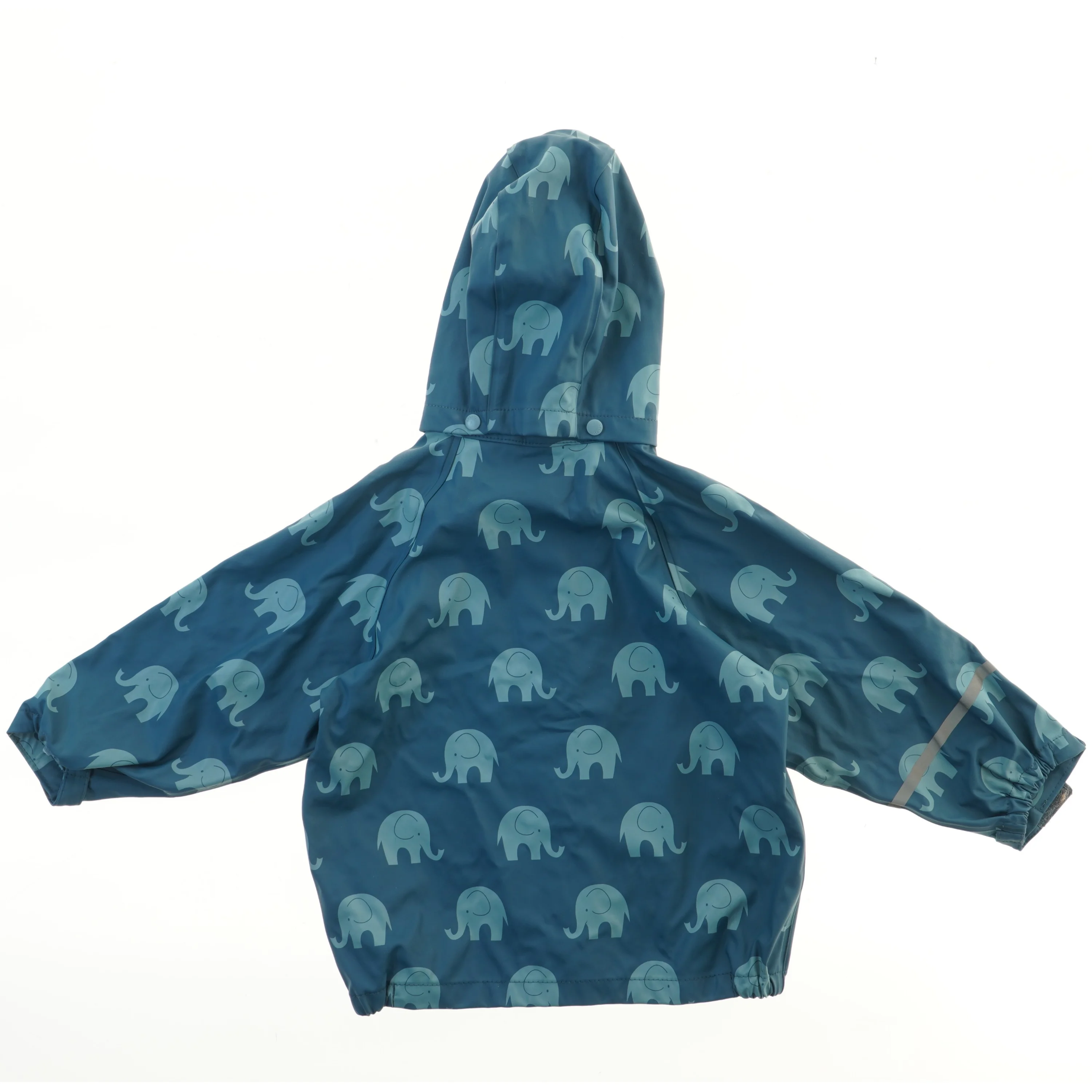 Regnjakke med elefantmønster fra CeLaVi (str. 104)