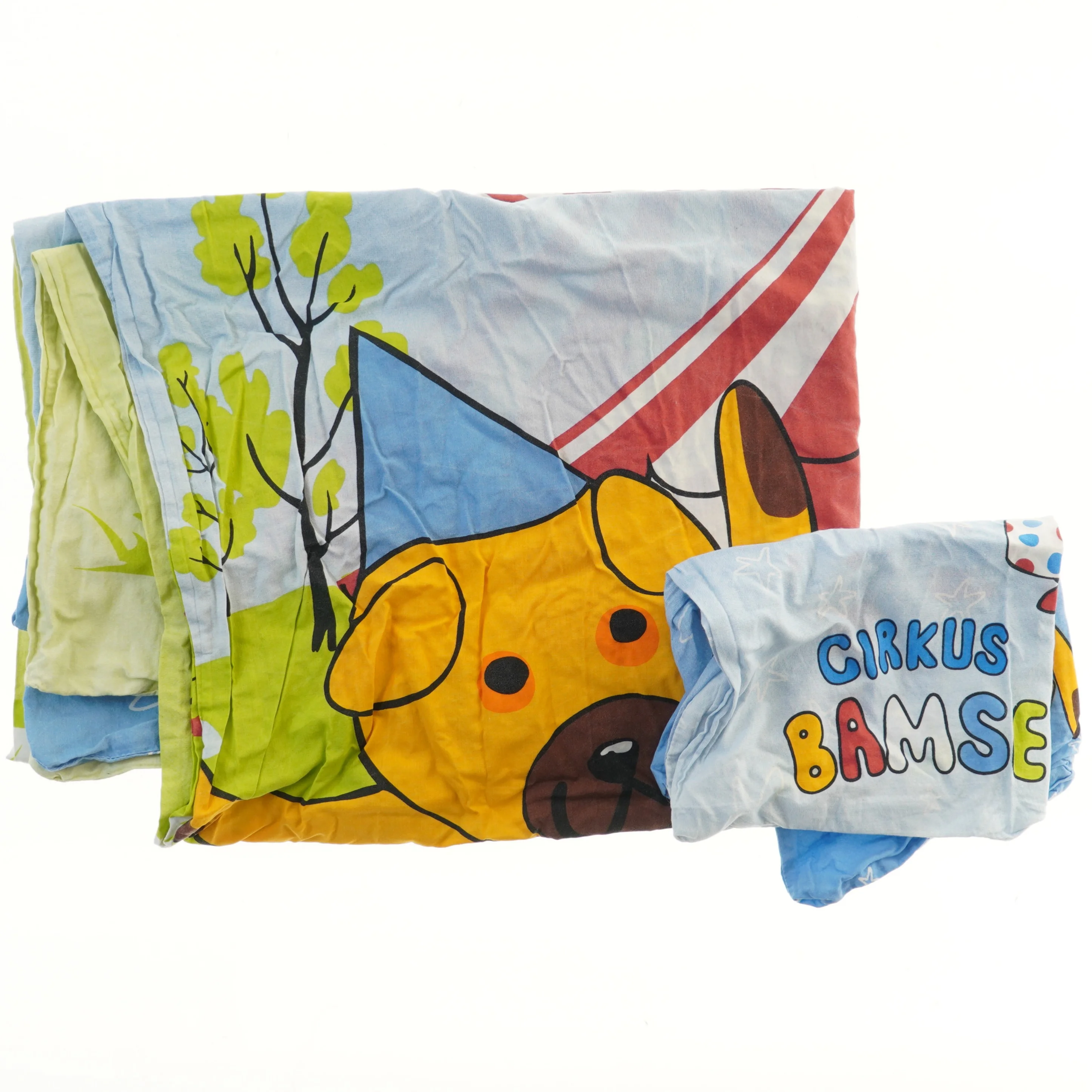 Sengesæt Cirkus Bamse (str. 42x36 & 93x128 cm)