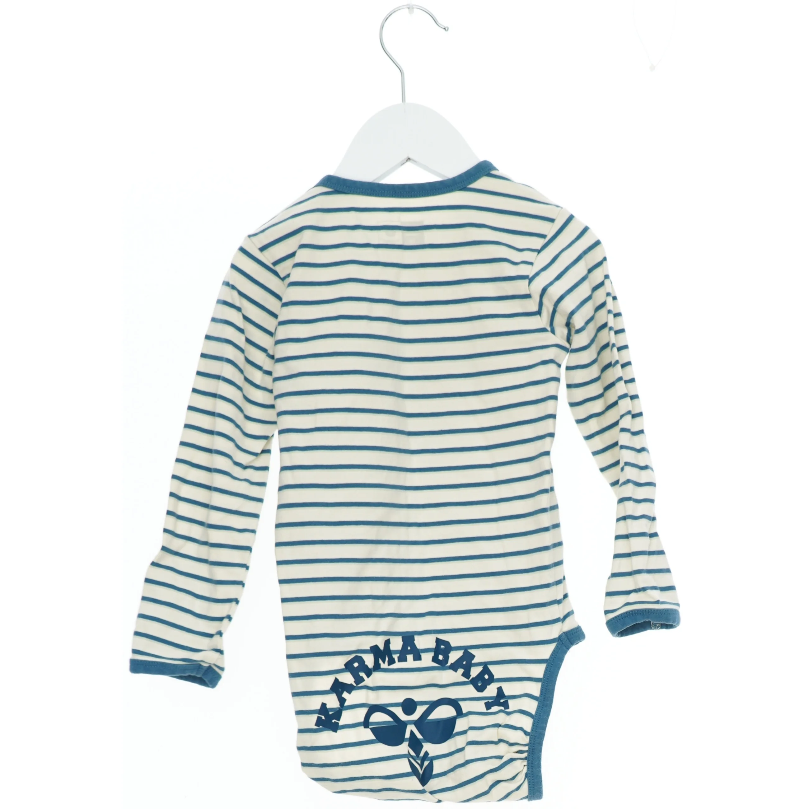 Langærmet body med striber fra Hummel (str. 98)