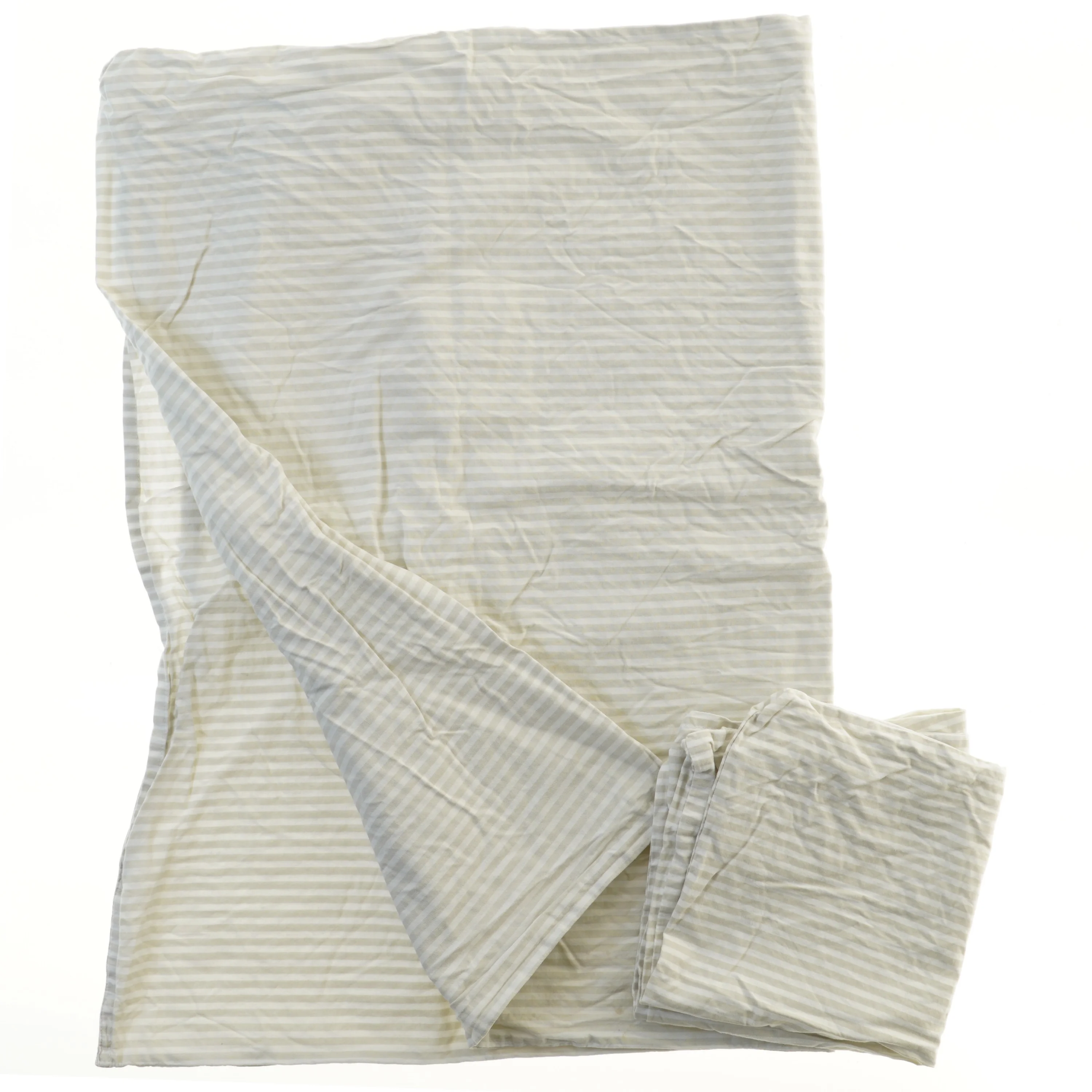 Stribet sengetøjssæt (str. 42x38,5 & 96x67 cm)