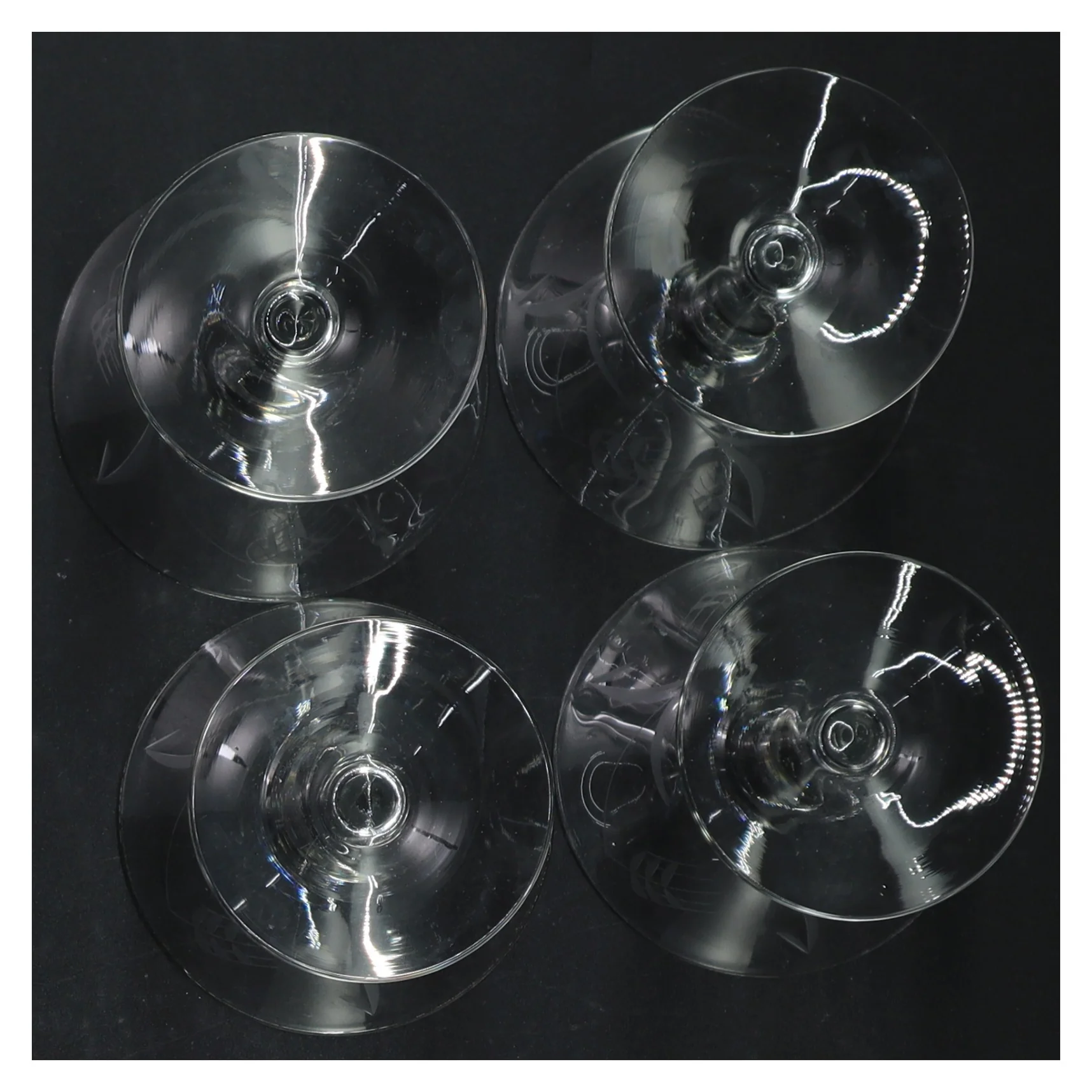 Krystal margaritaglas (str. 9 cm)