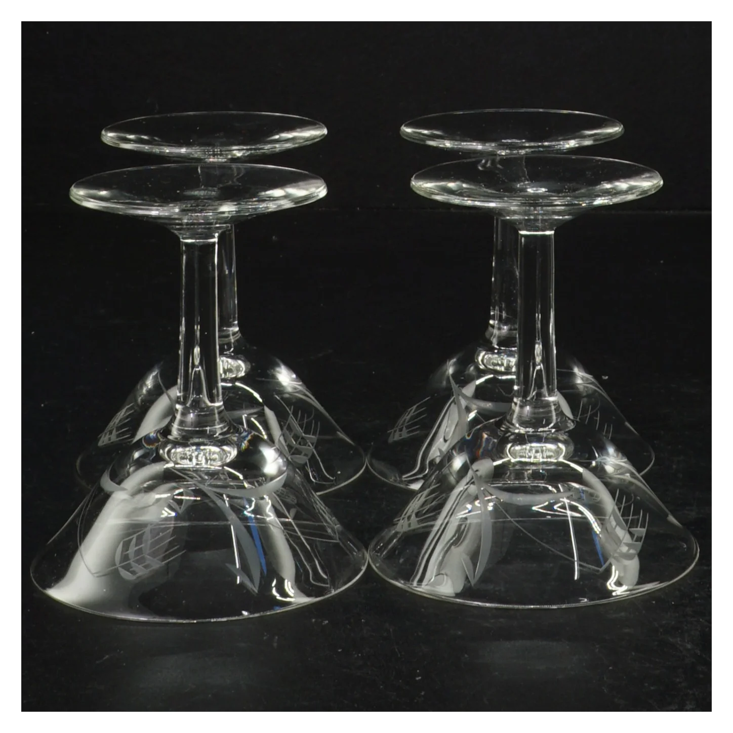 Krystal margaritaglas (str. 9 cm)