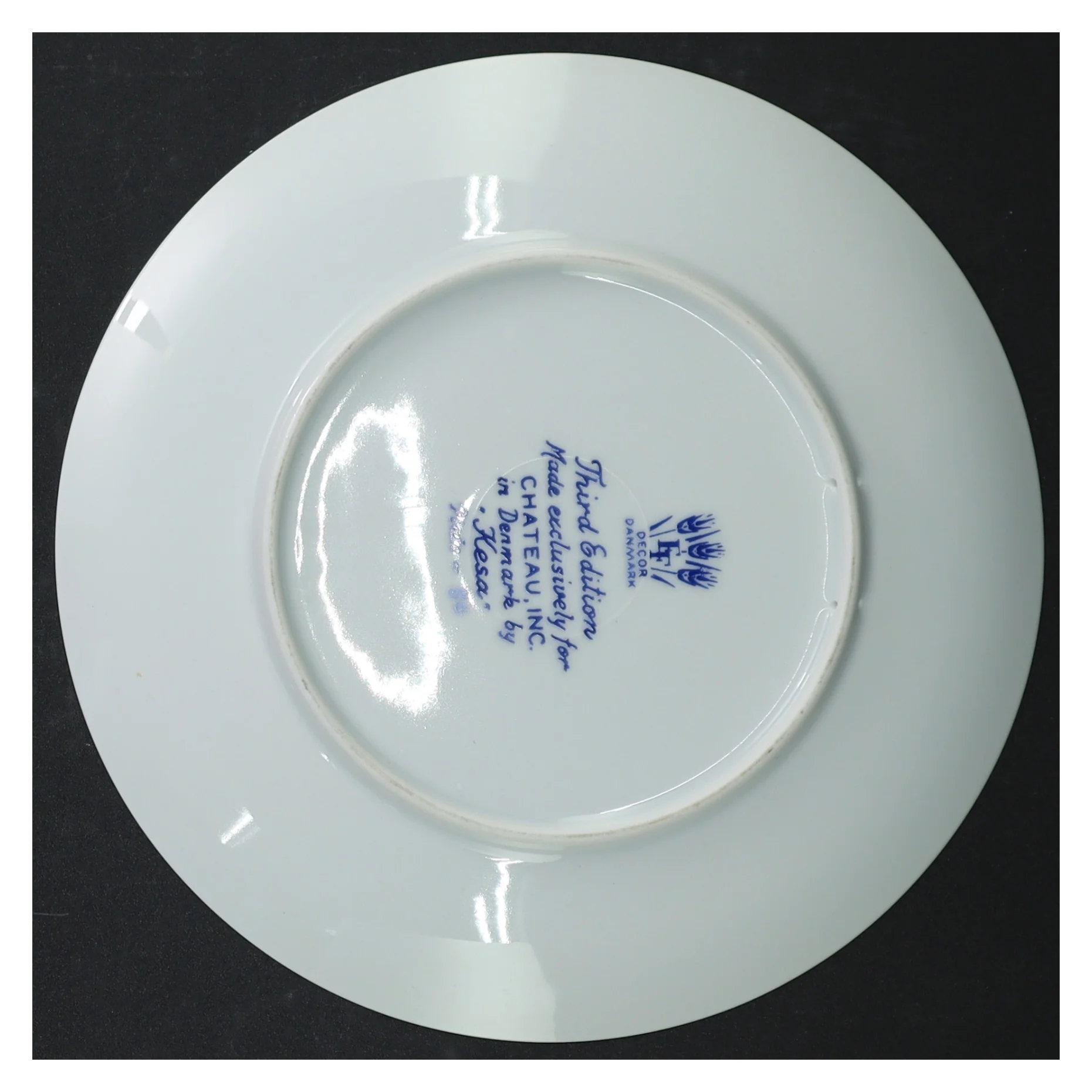 Souvenirplatte fra North Carolina (str. 19 cm)