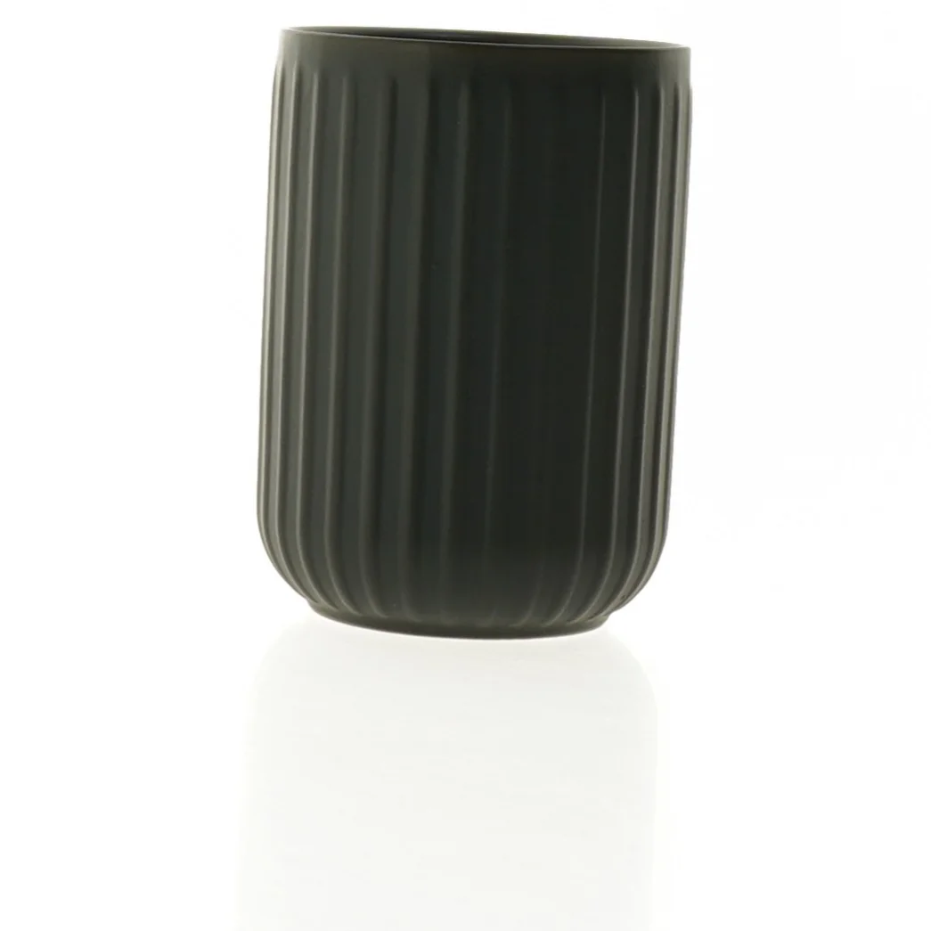 Sort vase fra Marie Sohl (str. H 11 cm)