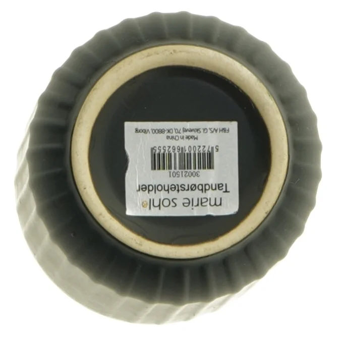 Sort vase fra Marie Sohl (str. H 11 cm)