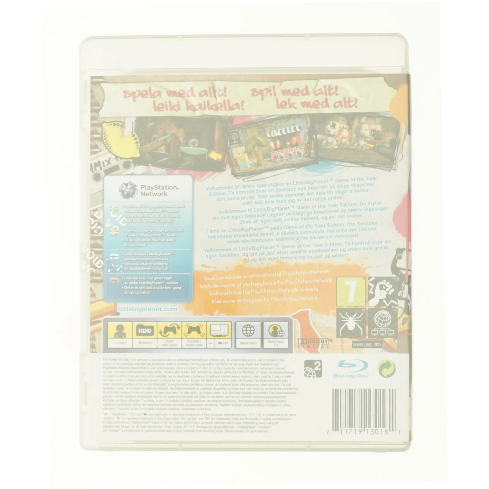 Little Big Planet Game of Year fra DVD