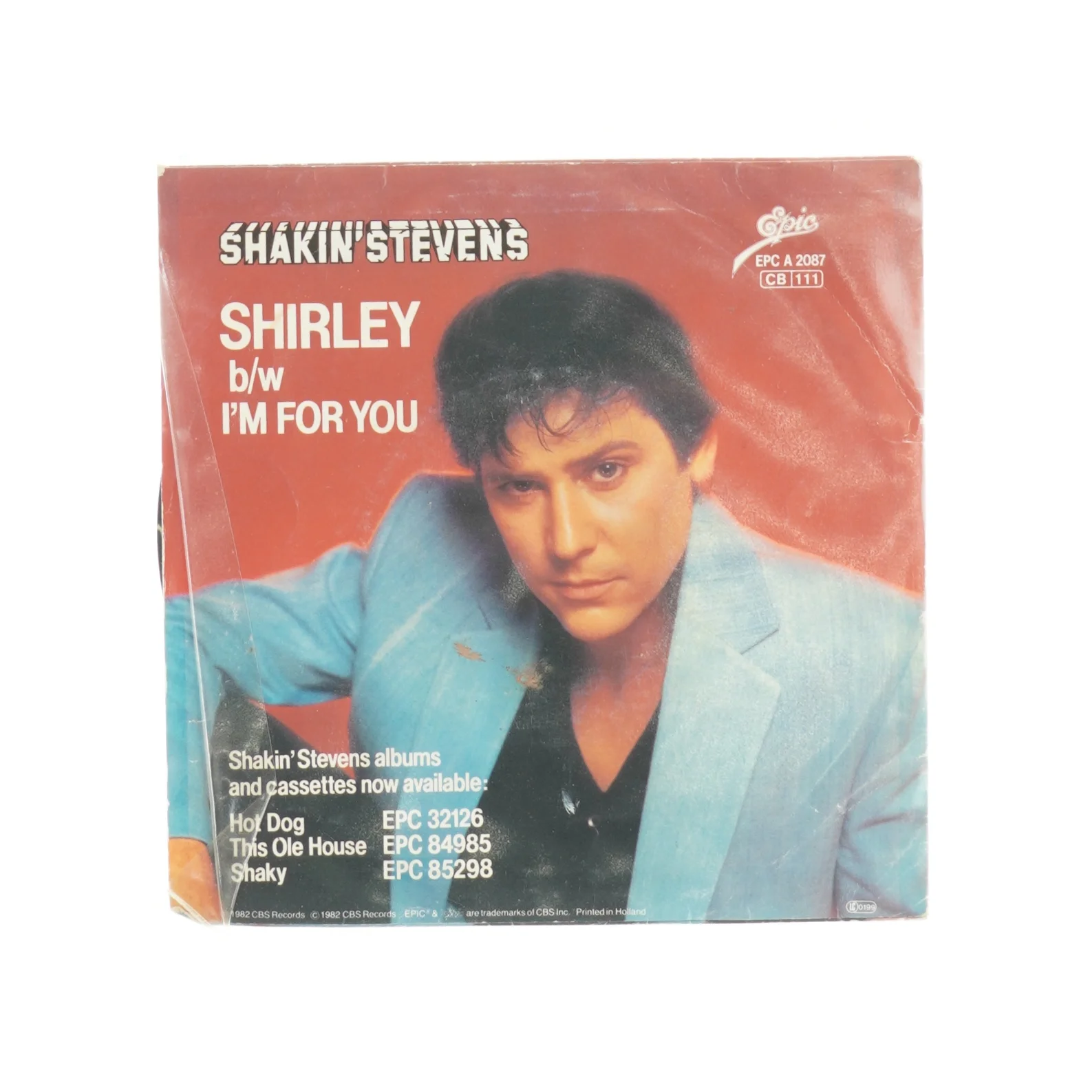 Shakin' Stevens Shirley vinylplade