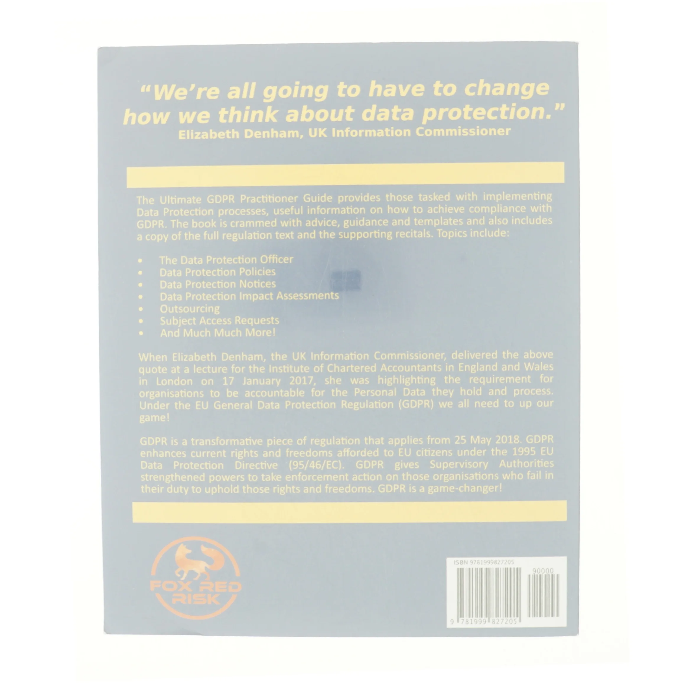 The Ultimate GDPR Practitioner Guide : Demystifying Privacy & Data Protection (Paperback) af Massey, Mr Stephen Robert (Bog)