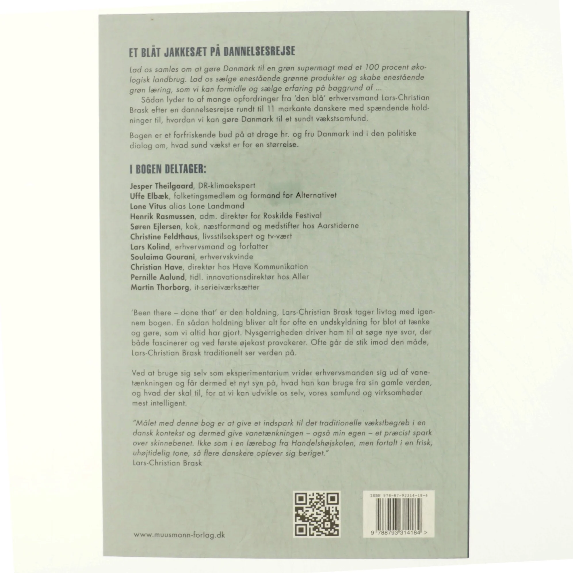 Vilje til forandring af Lars-Christian Brask (Bog)