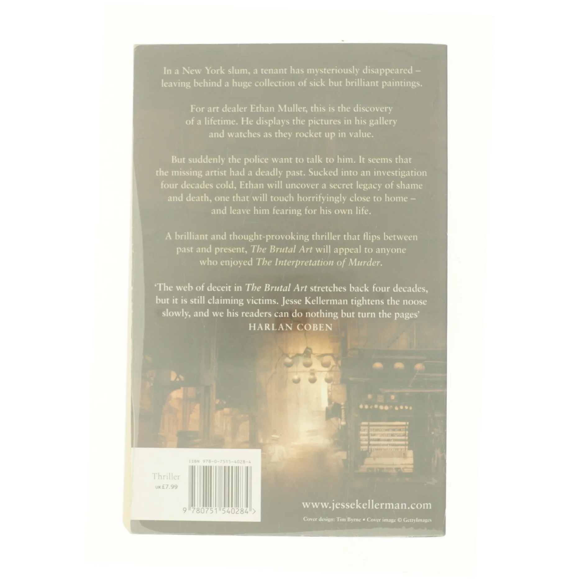 The Brutal Art by Jesse Kellerman af Jesse Kellerman (Bog)