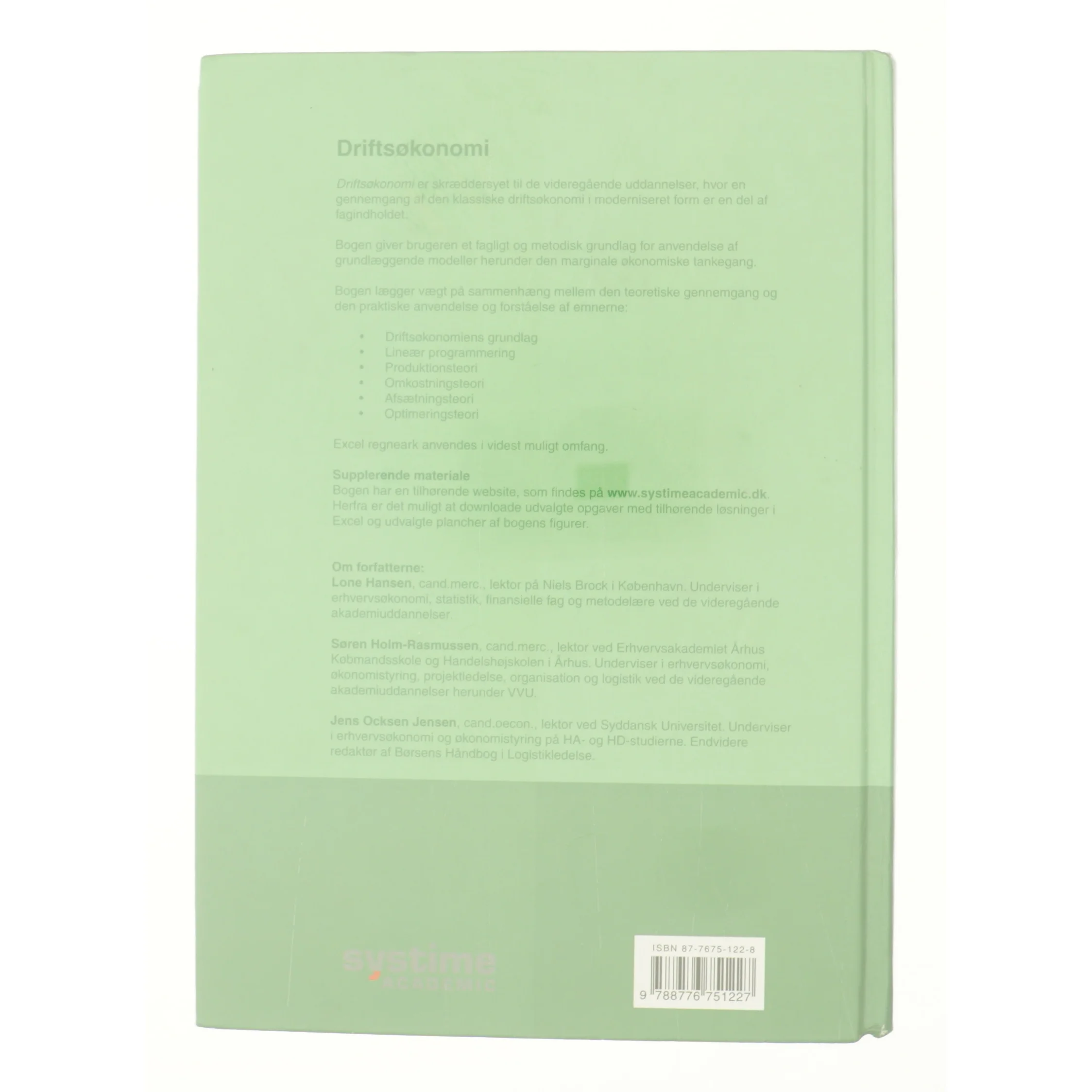 Driftsøkonomi (Bog)