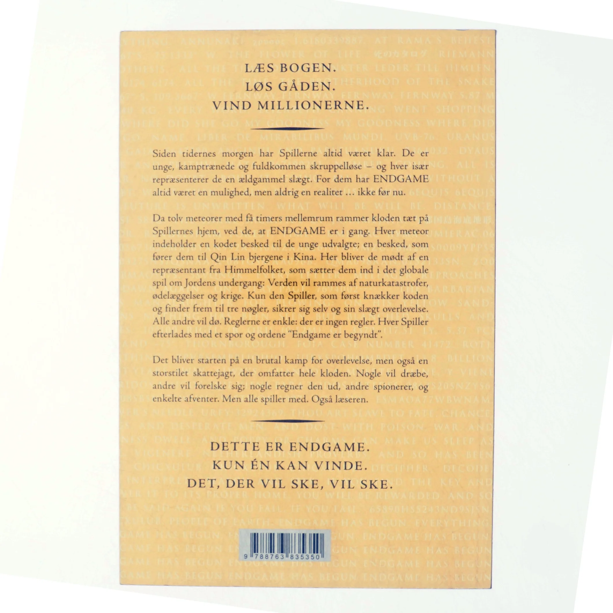 Endgame af James Frey (Bog)