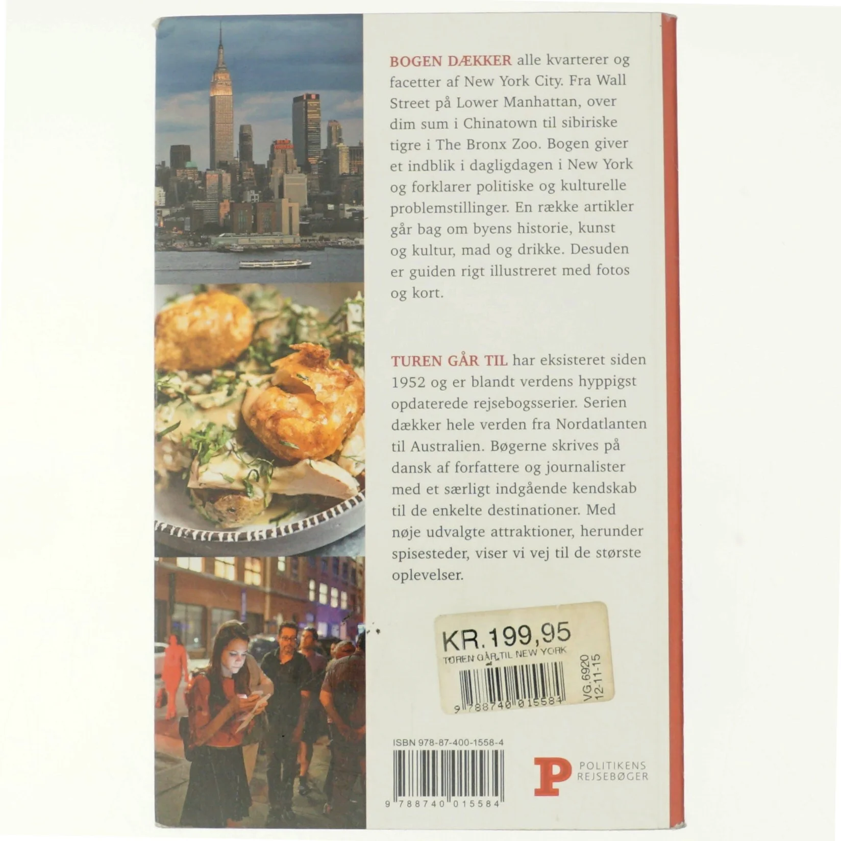 Turen går til New York af Minna Skau (Bog)