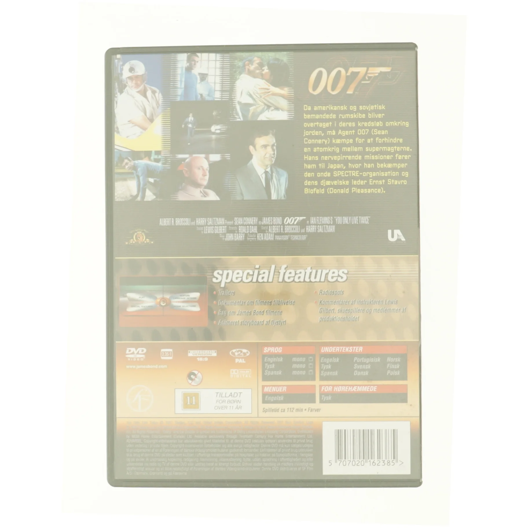 Agent 007 - You Only Live Twice fra DVD