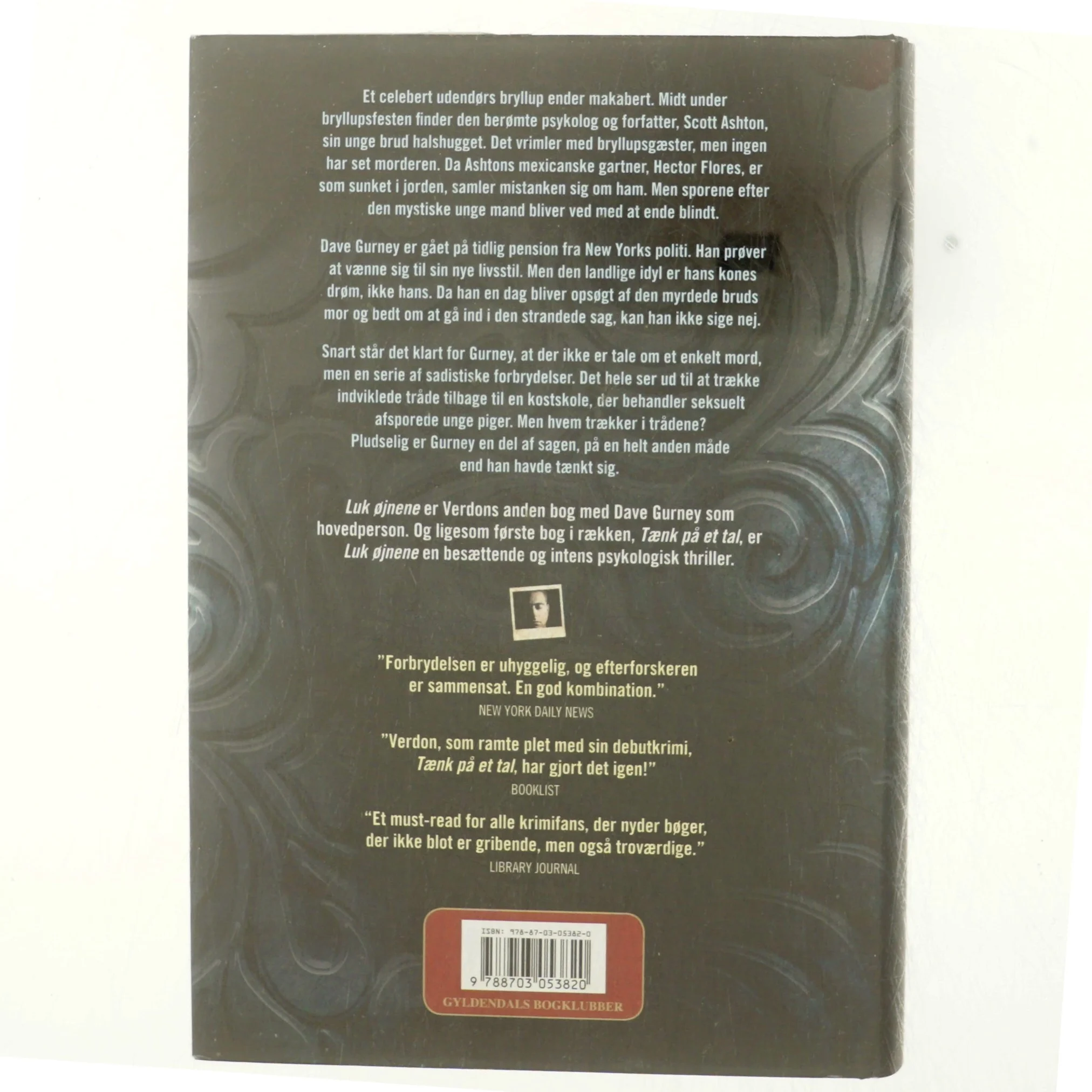 Luk øjnene af John Verdon (Bog)