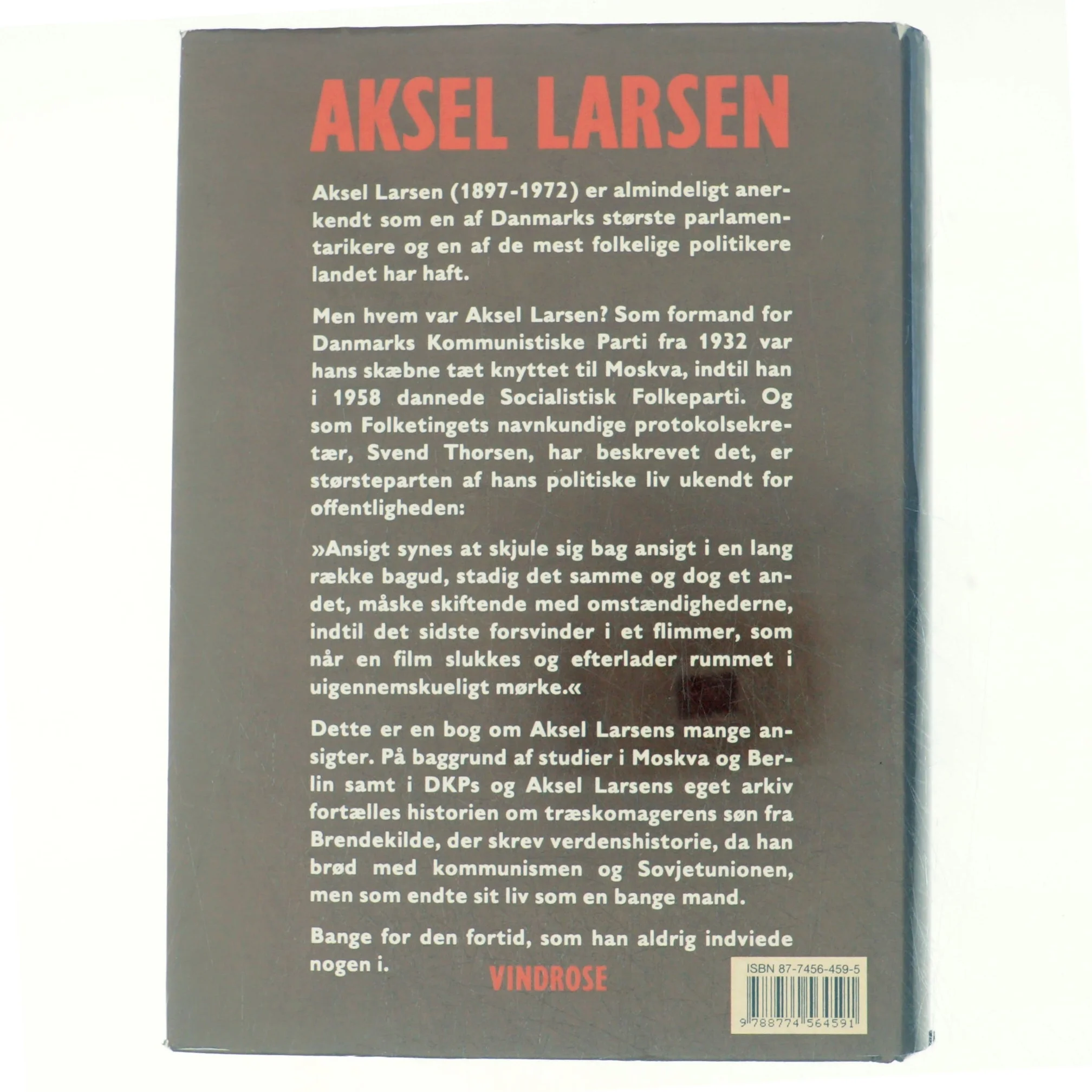 Aksel Larsen af Kurt Jacobsen (f. 1954) (Bog)