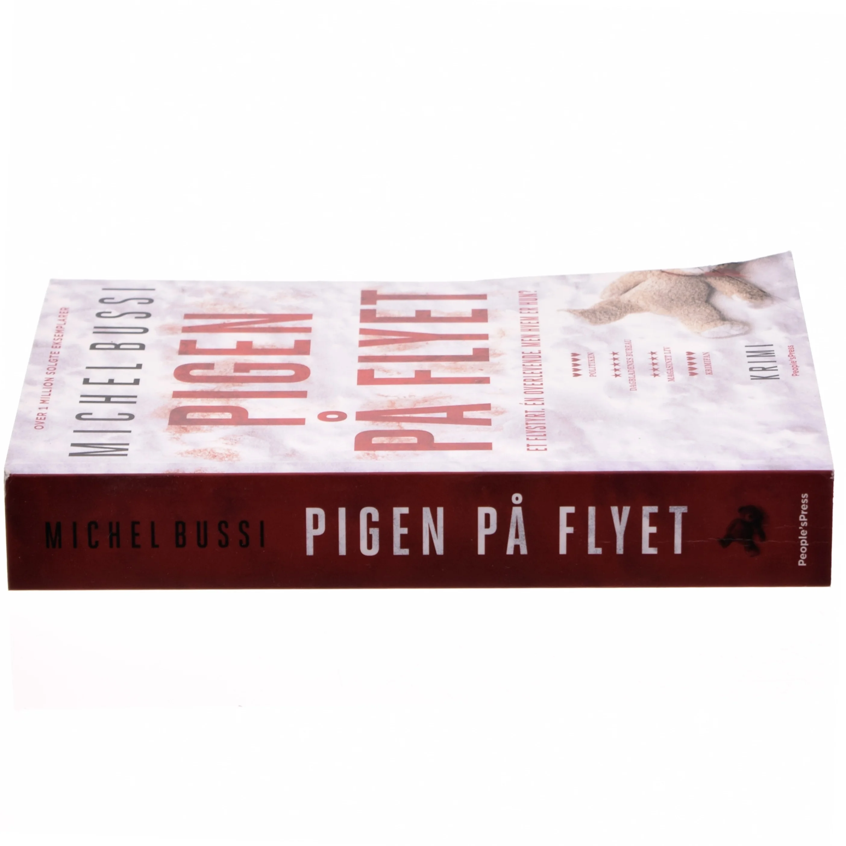 Pigen på flyet af Michel Bussi (Bog)