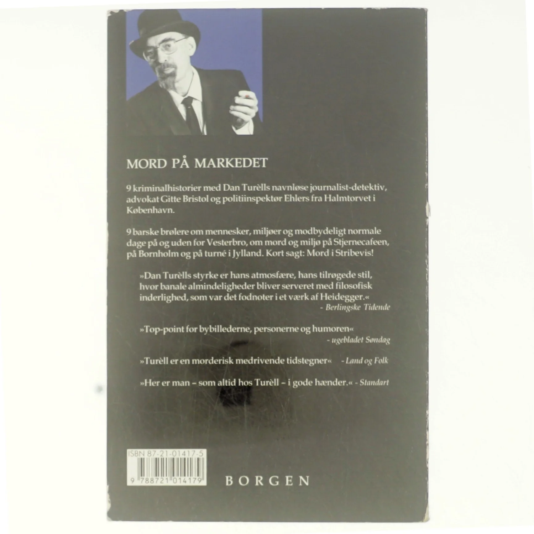 Mord på markedet : kriminalhistorier af Dan Turèll (Bog)