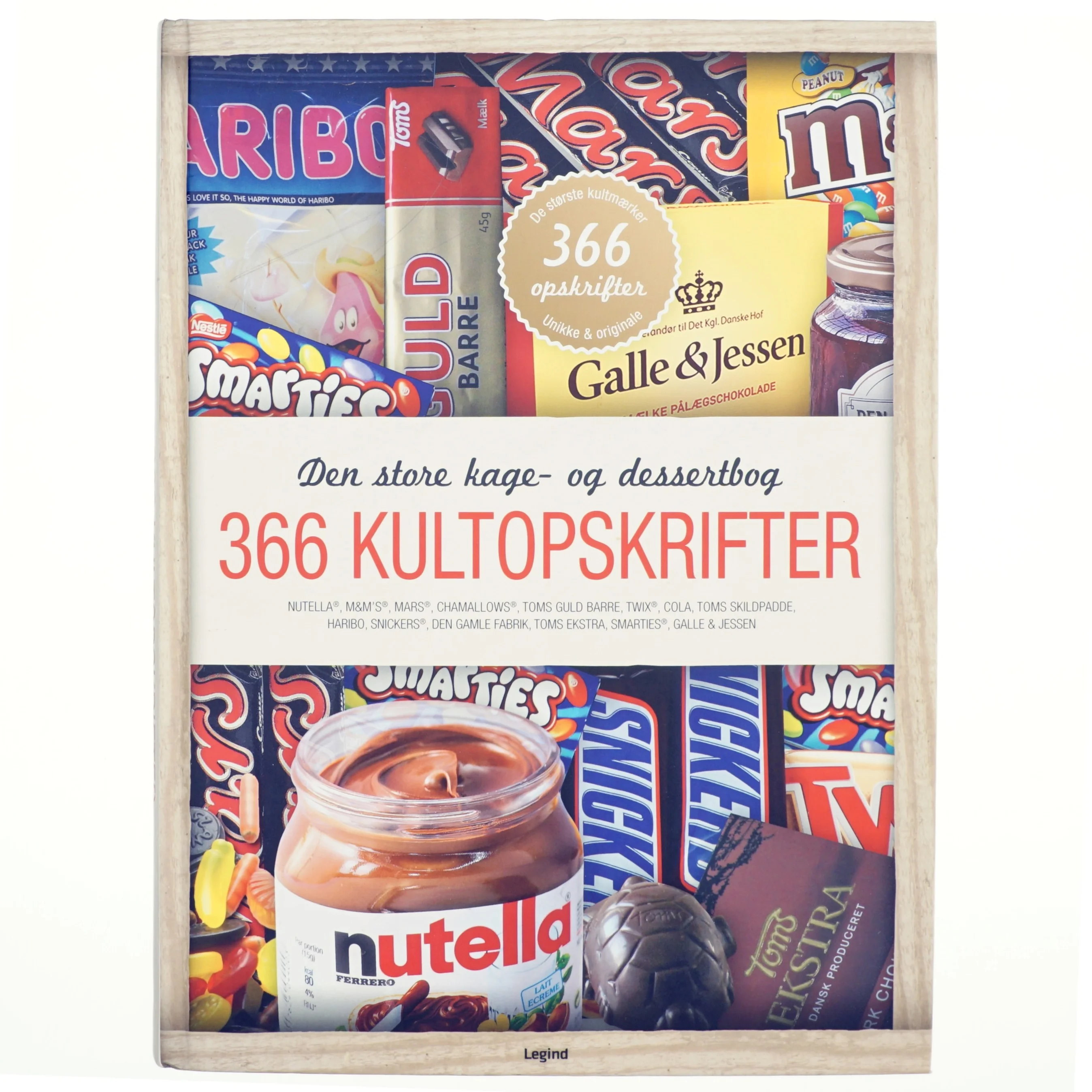 366 kultopskrifter : den store kage- og dessertbog (Bog)